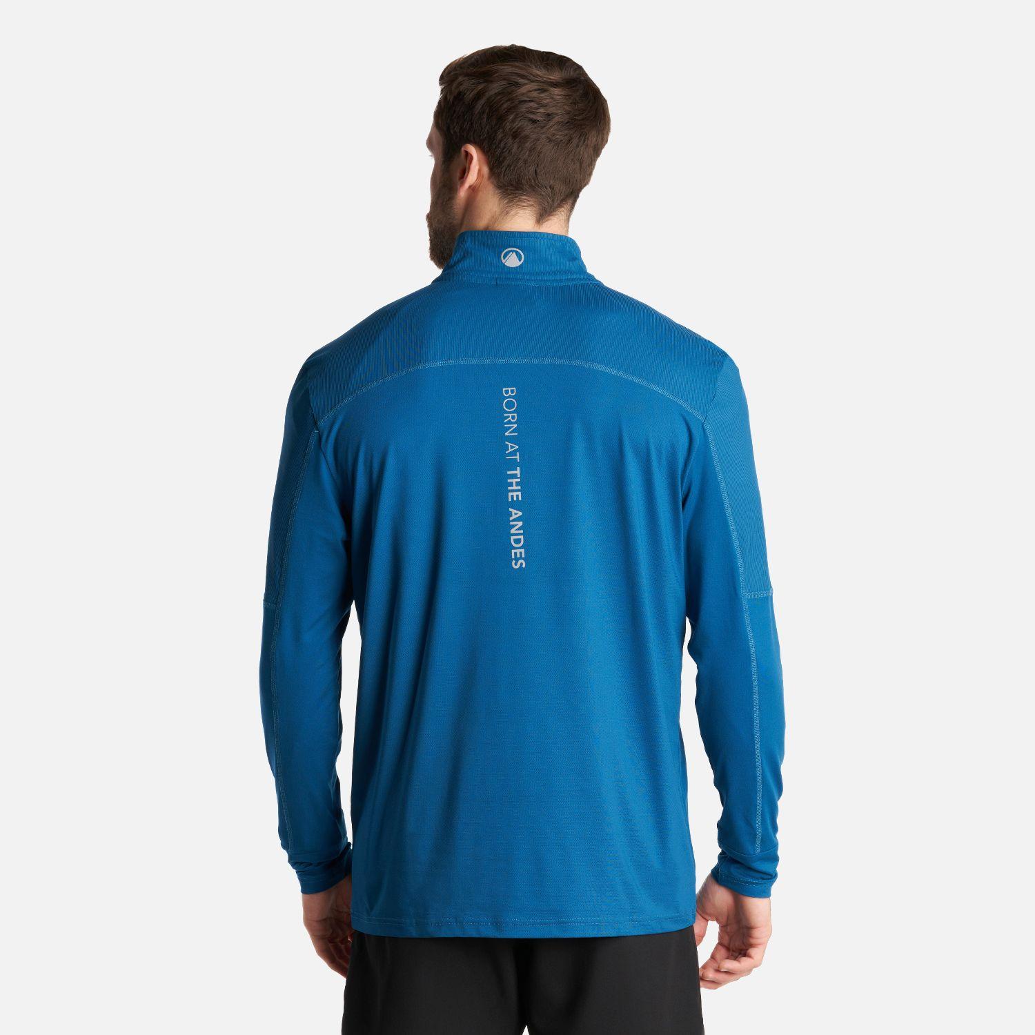 Poleron Hombre Puerto Trucco 14 Zip Azul Lippi V24-3