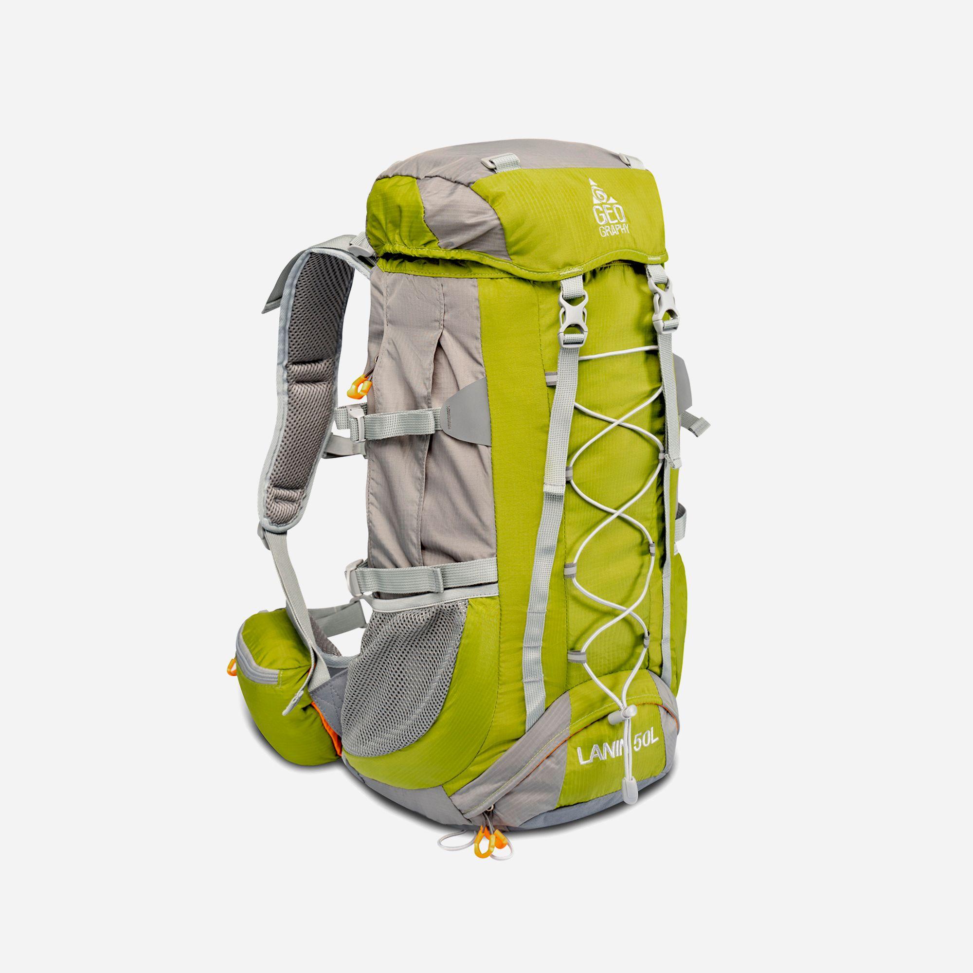 Mochila Unisex Lanin 50 Lts Verde Geography-0