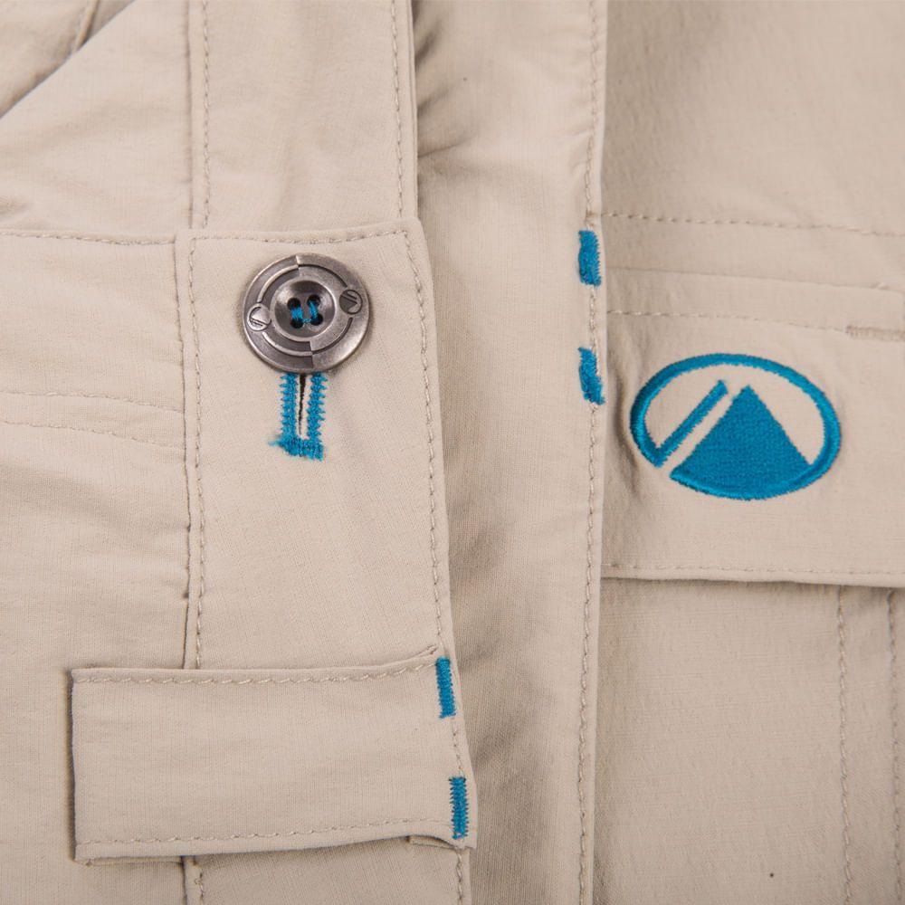 Pantalon Niño Trail Q-Dry Pants Beige Lippi-1