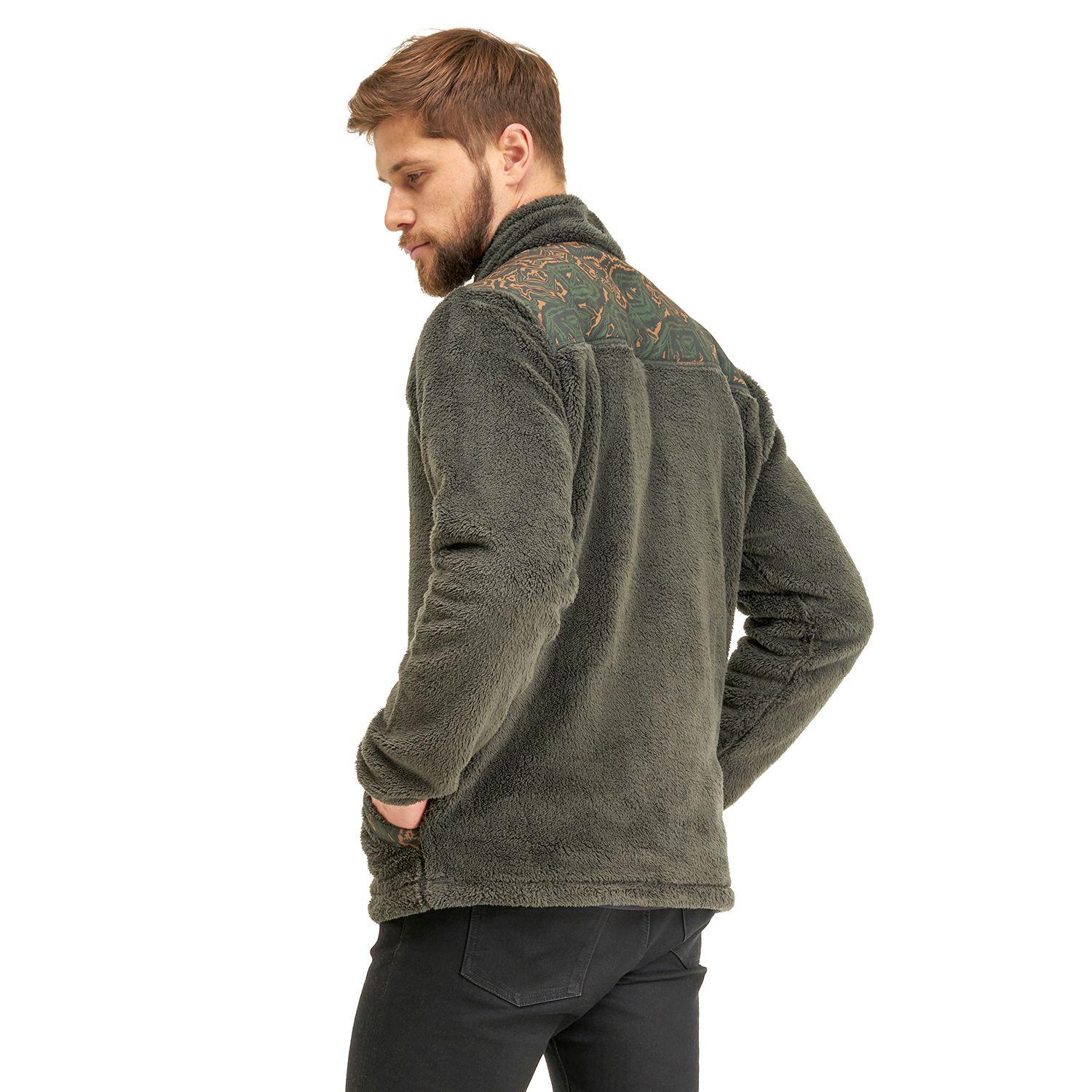Poleron Hombre Baggy Sweatshirt Verde Oscuro Lippi V20-2