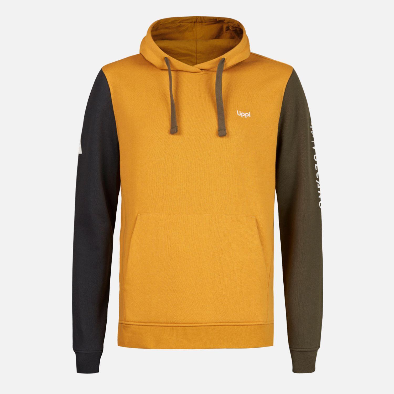 Poleron Hombre Insigne Vulcano Hoody Sweatshirt Mostaza Lippi-0