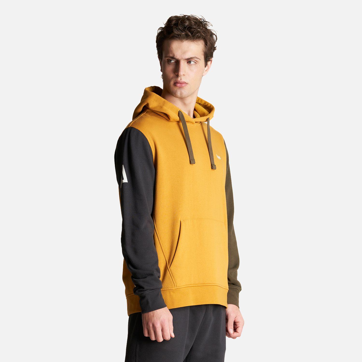 Poleron Hombre Insigne Vulcano Hoody Sweatshirt Mostaza Lippi-2