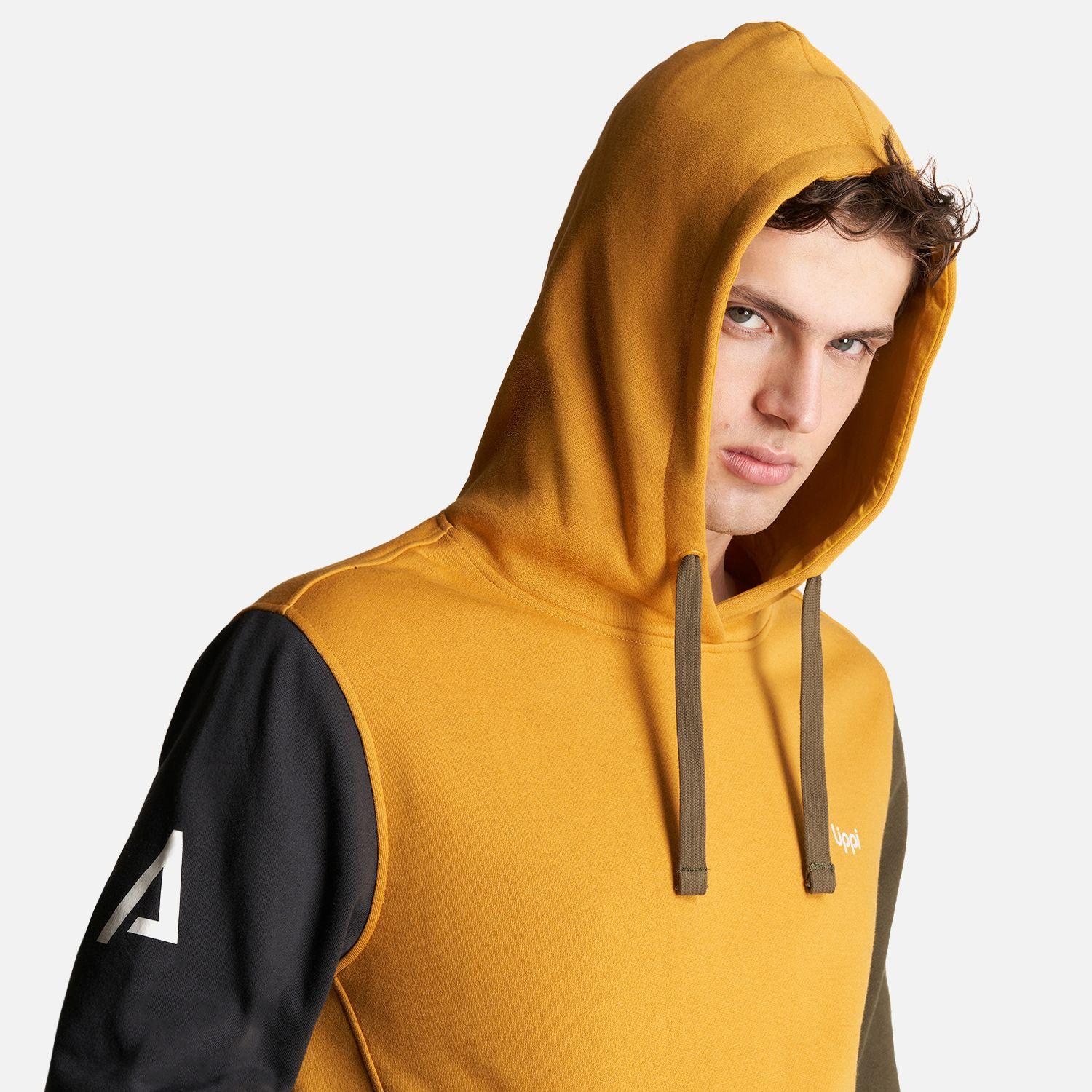 Poleron Hombre Insigne Vulcano Hoody Sweatshirt Mostaza Lippi-6