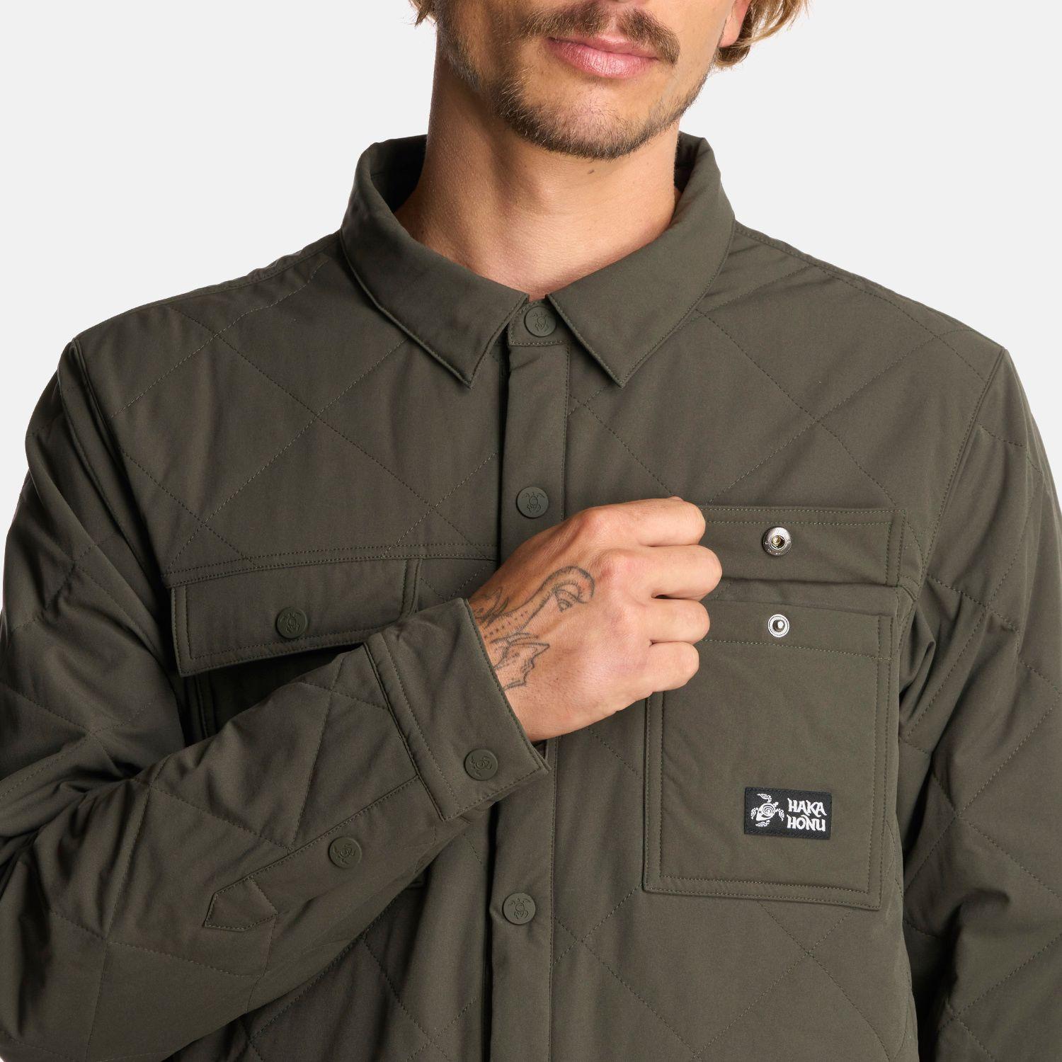Chaqueta Hombre Fogata Verde Militar Haka Honu I25-3