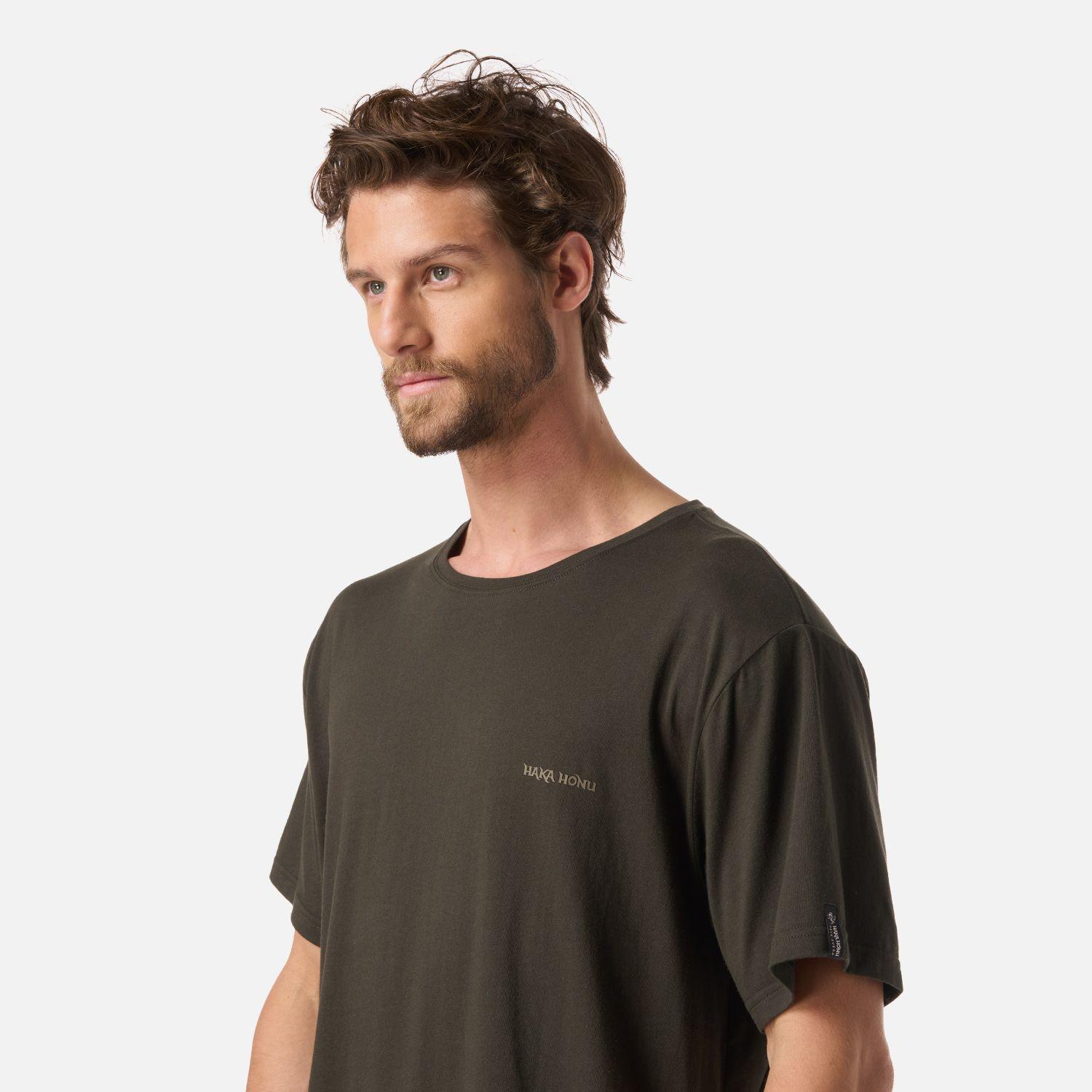 Polera Hombre Haka Verde Militar Haka Honu-3