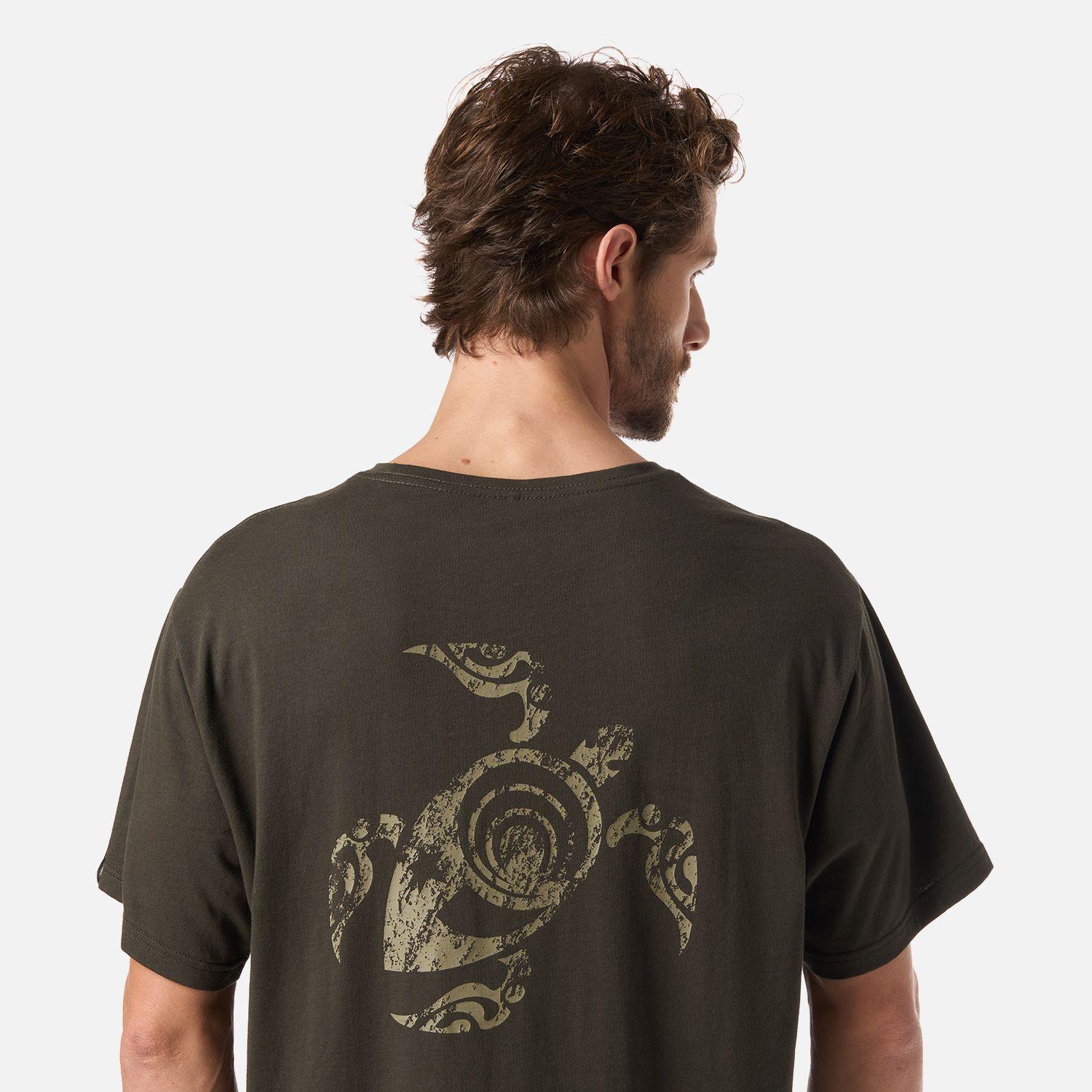 Polera Hombre Haka Verde Militar Haka Honu-4