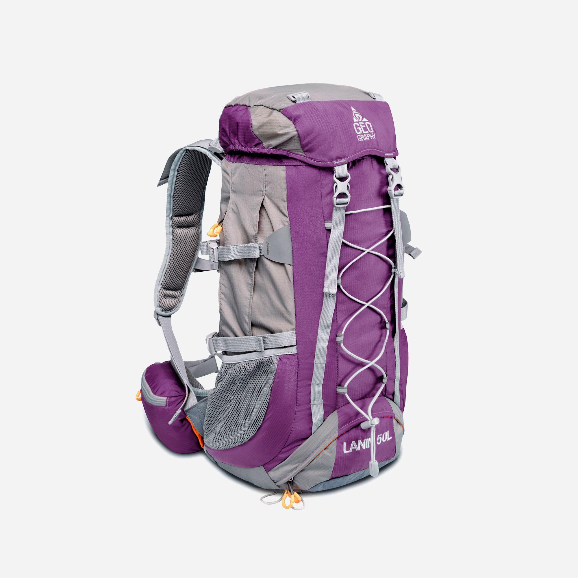 Mochila Unisex Lanin 50 Lts Burdeo Geography-0