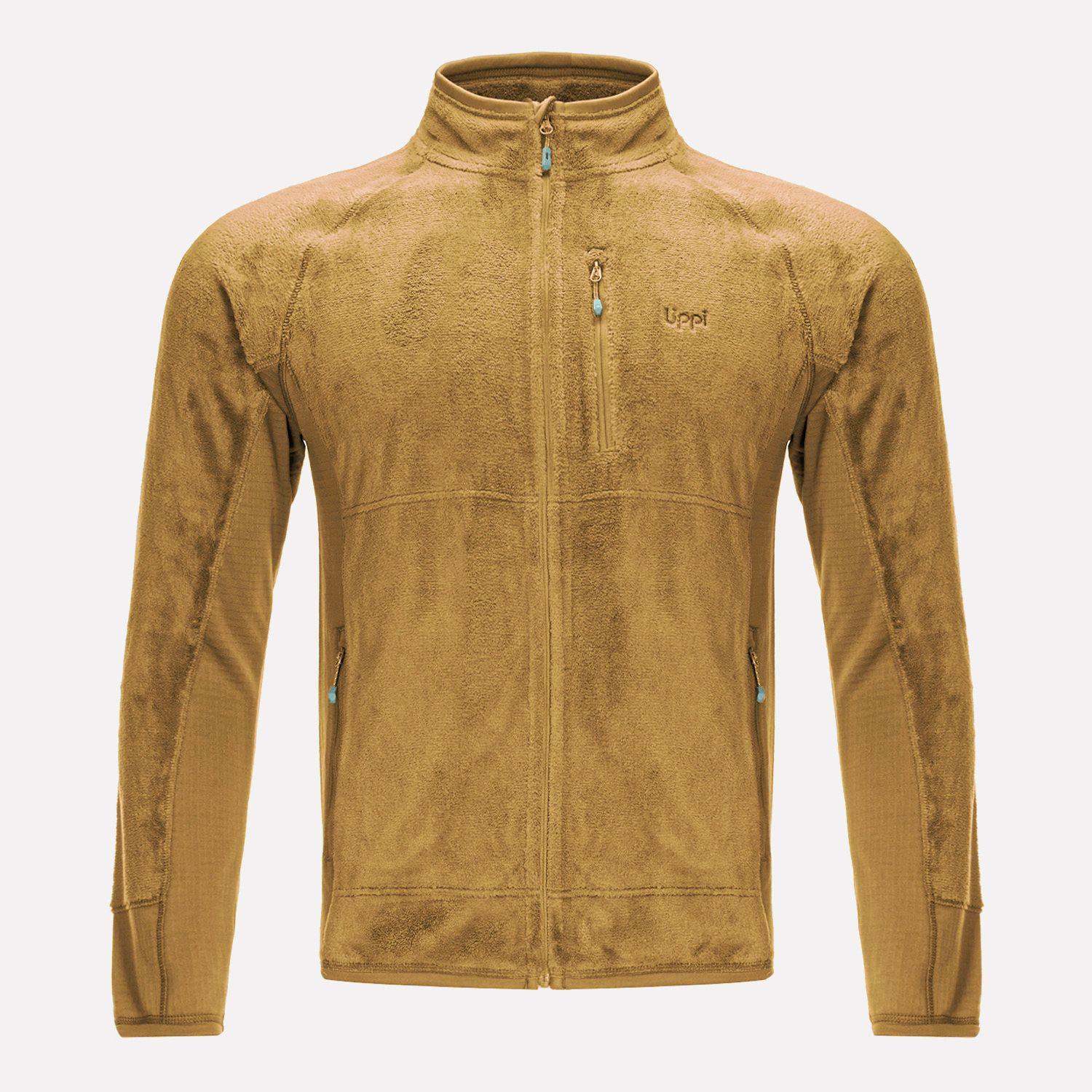 Poleron Hombre Numan Shaggy-Pro Jacket Cafe Pardo Lippi-0