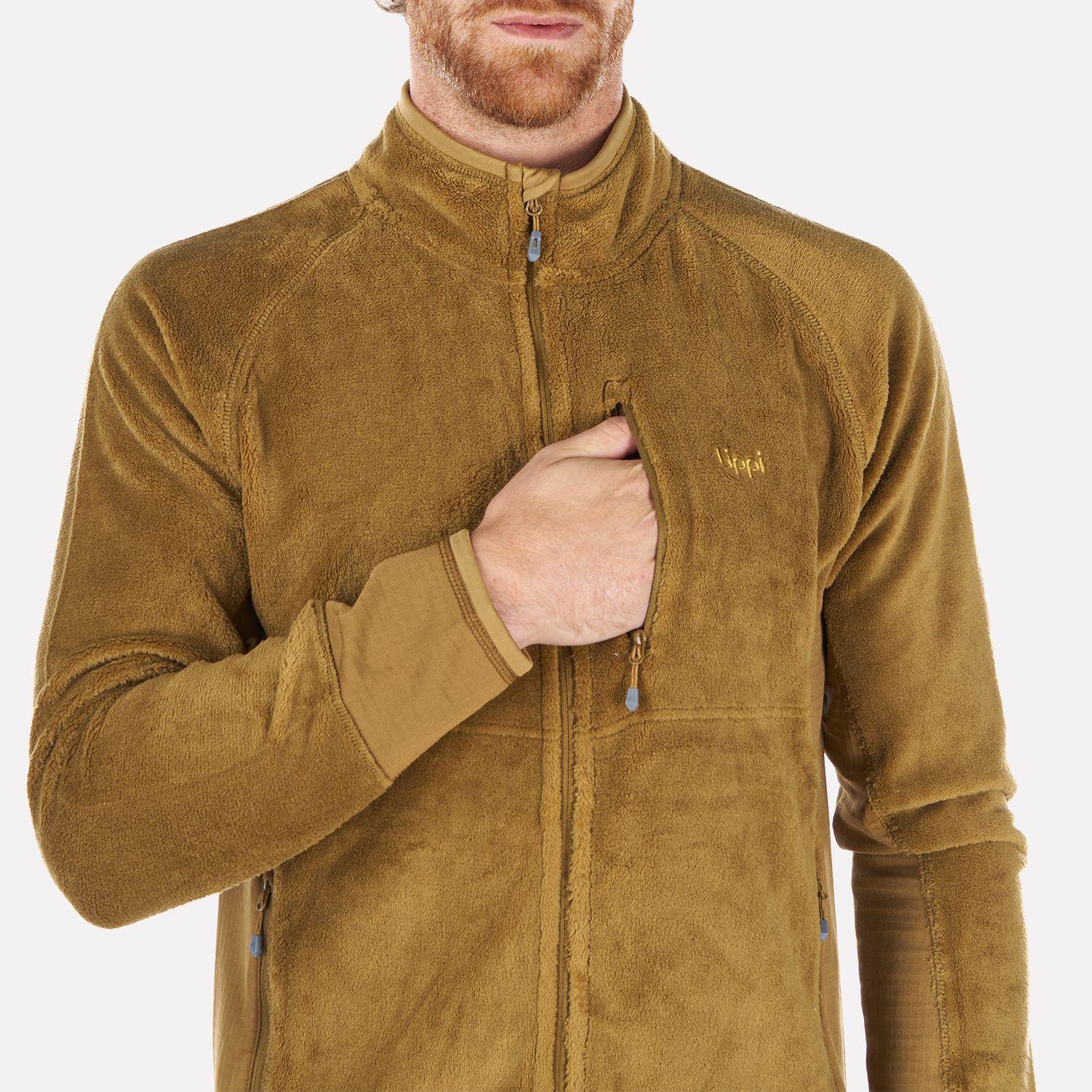 Poleron Hombre Numan Shaggy-Pro Jacket Cafe Pardo Lippi-3