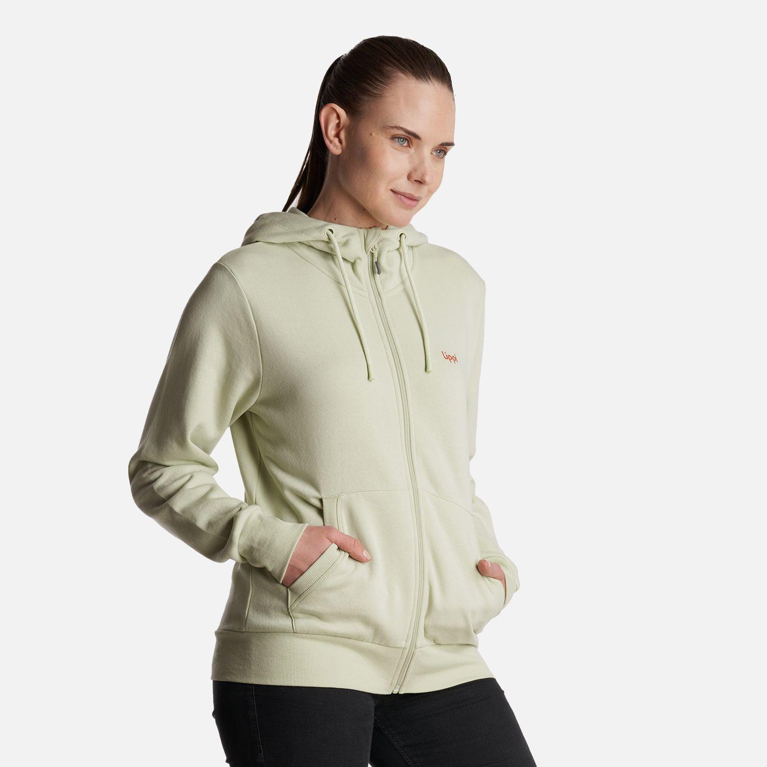 Poleron Mujer  Ulmo Full Zip Hoody Sweatshirt Menta Lippi-2