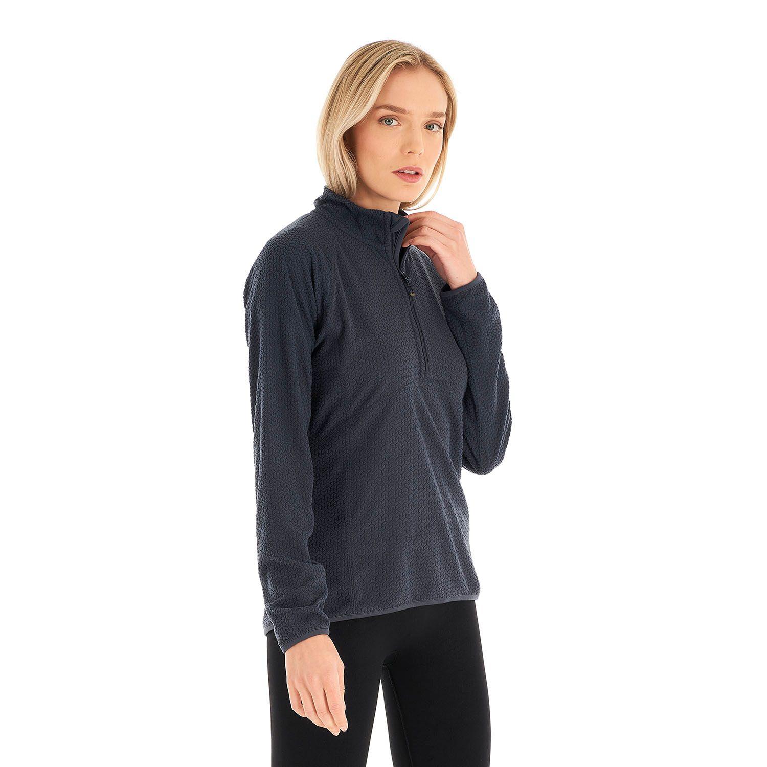 Poleron Mujer Jacaranda Nano-F 14 Zip Azul Marino Lippi V23-2