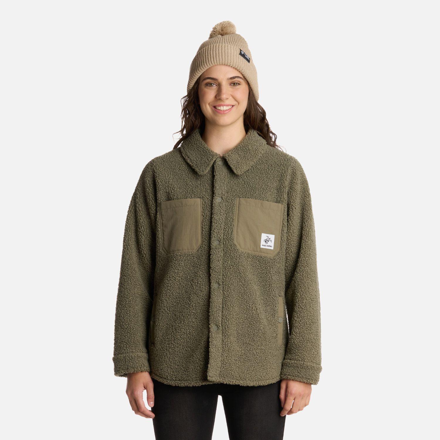 Chaqueta Mujer Leñadora Verde Oliva Haka Honu I25-0