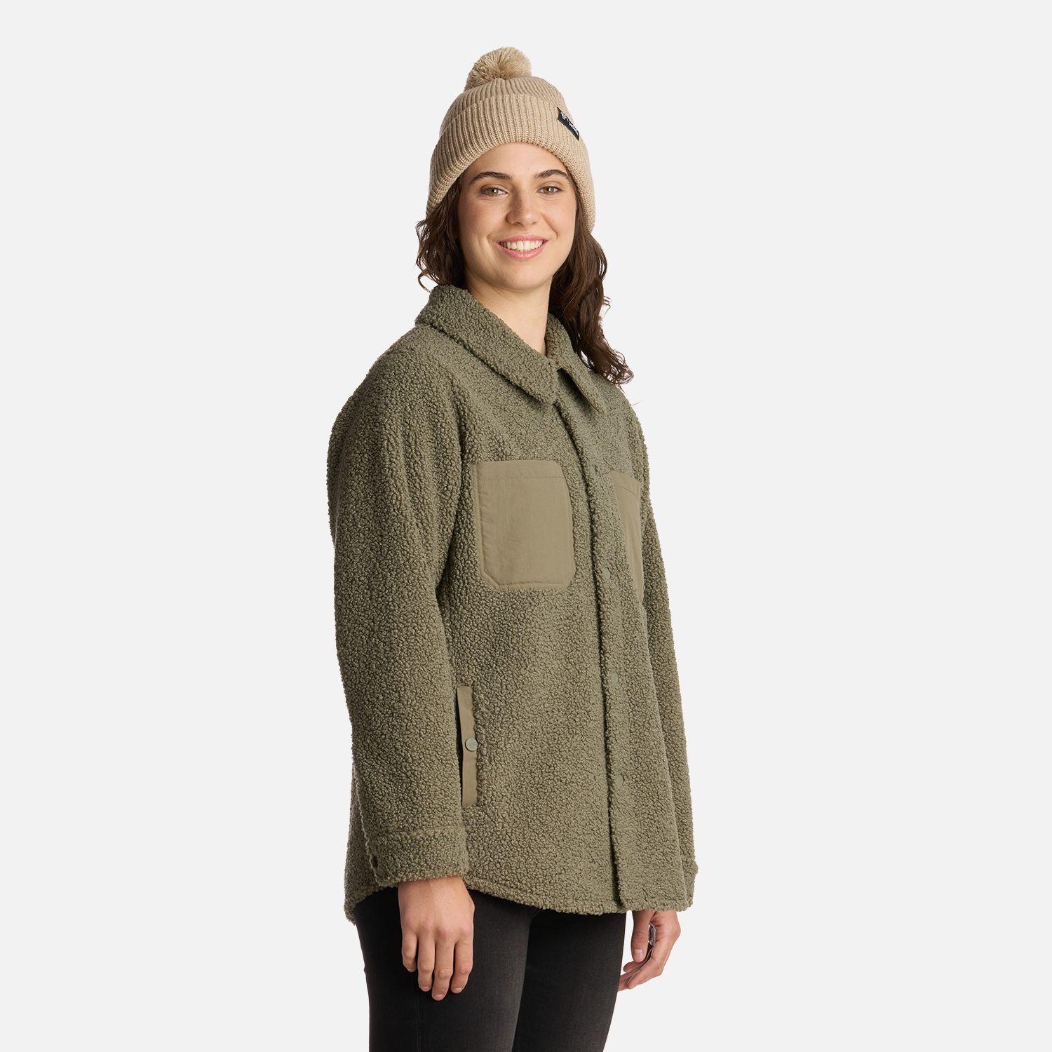 Chaqueta Mujer Leñadora Verde Oliva Haka Honu I25-1