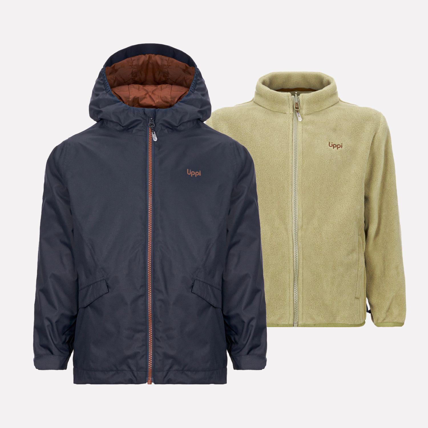 Chaqueta Niño Snowball Fusion-3 Hoody Jacket Azul Marino Lippi V23-0