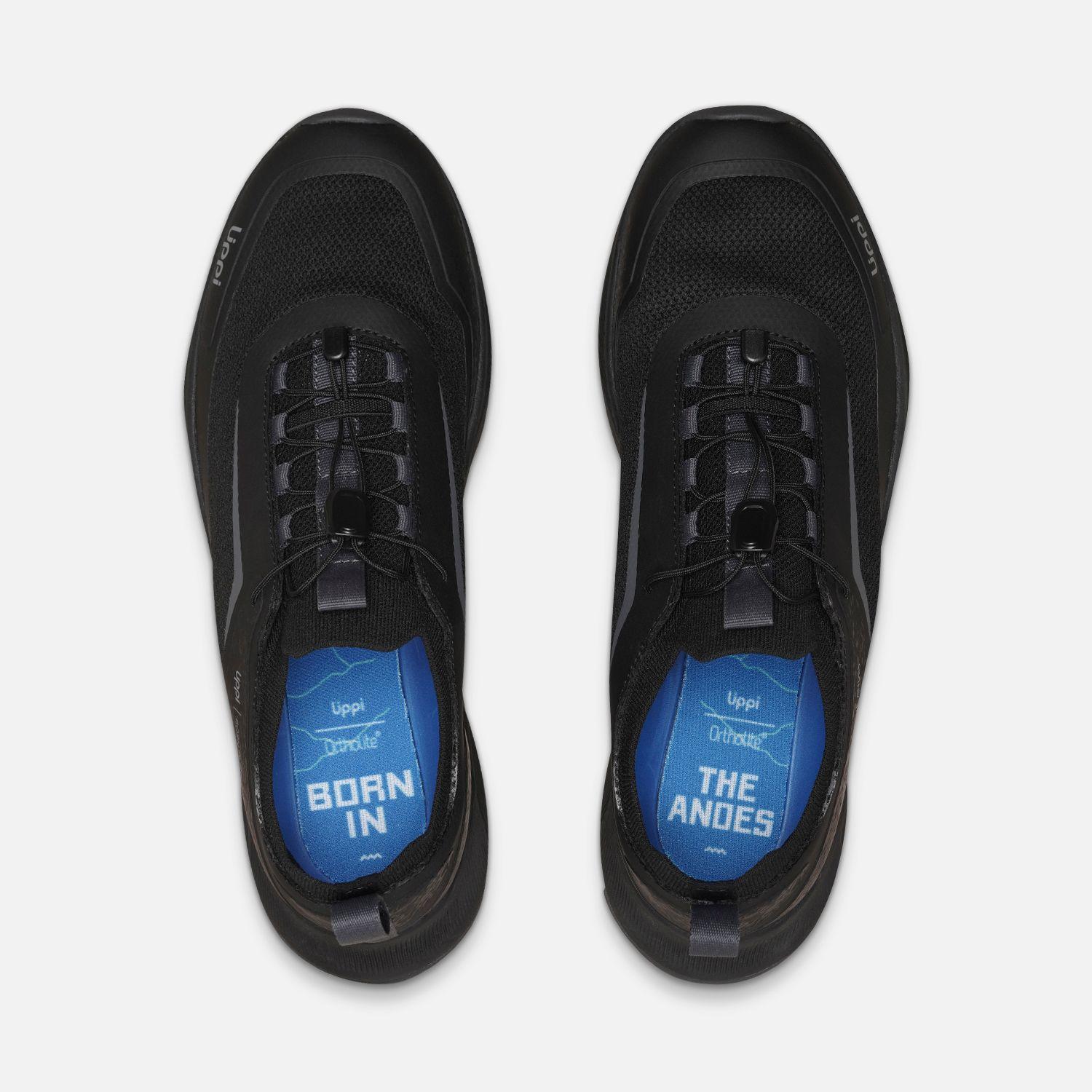 Zapatilla Mujer Light Knit Negro Lippi I26-5