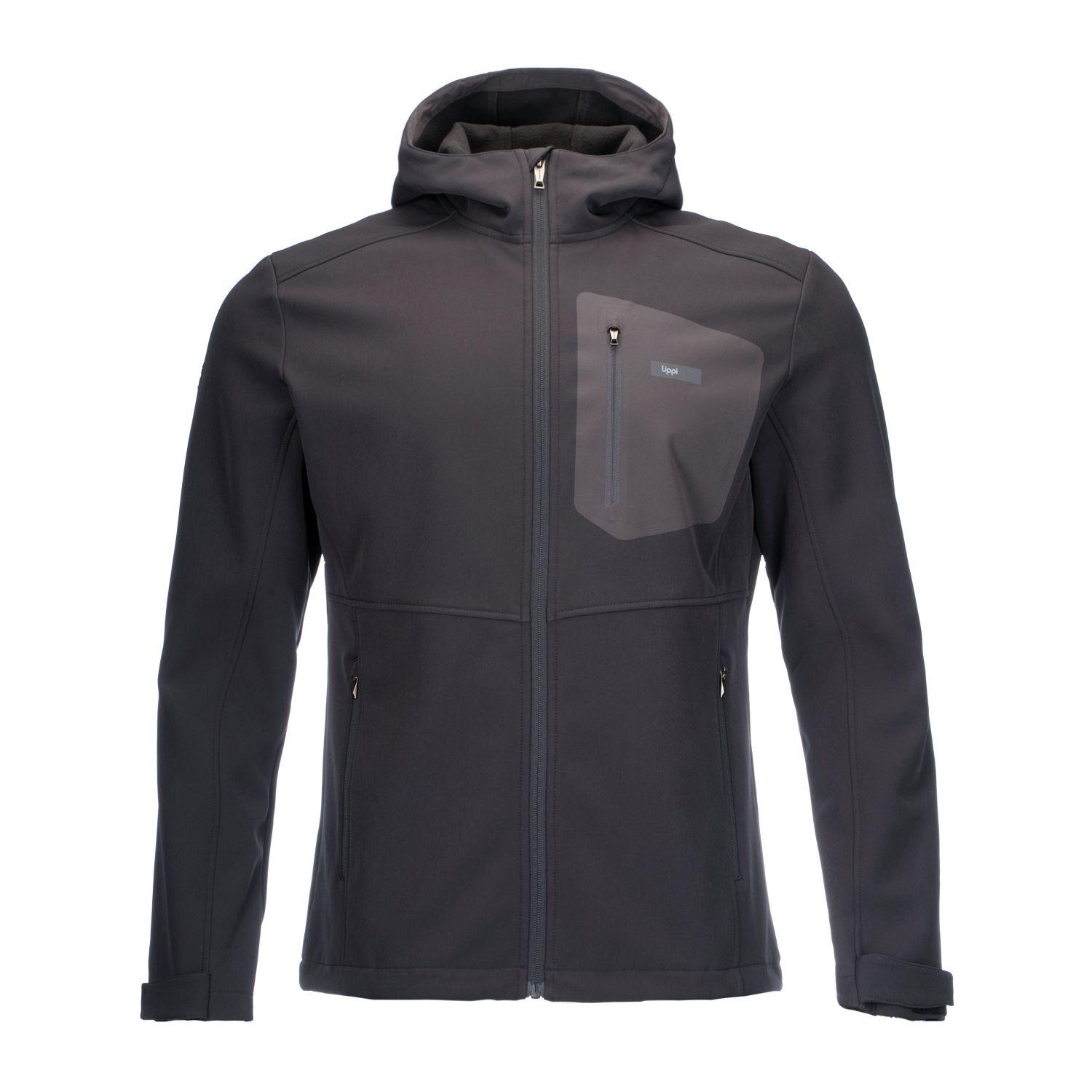 Chaqueta Hombre Seek Softshell Hoody Jacket Grafito Lippi-0