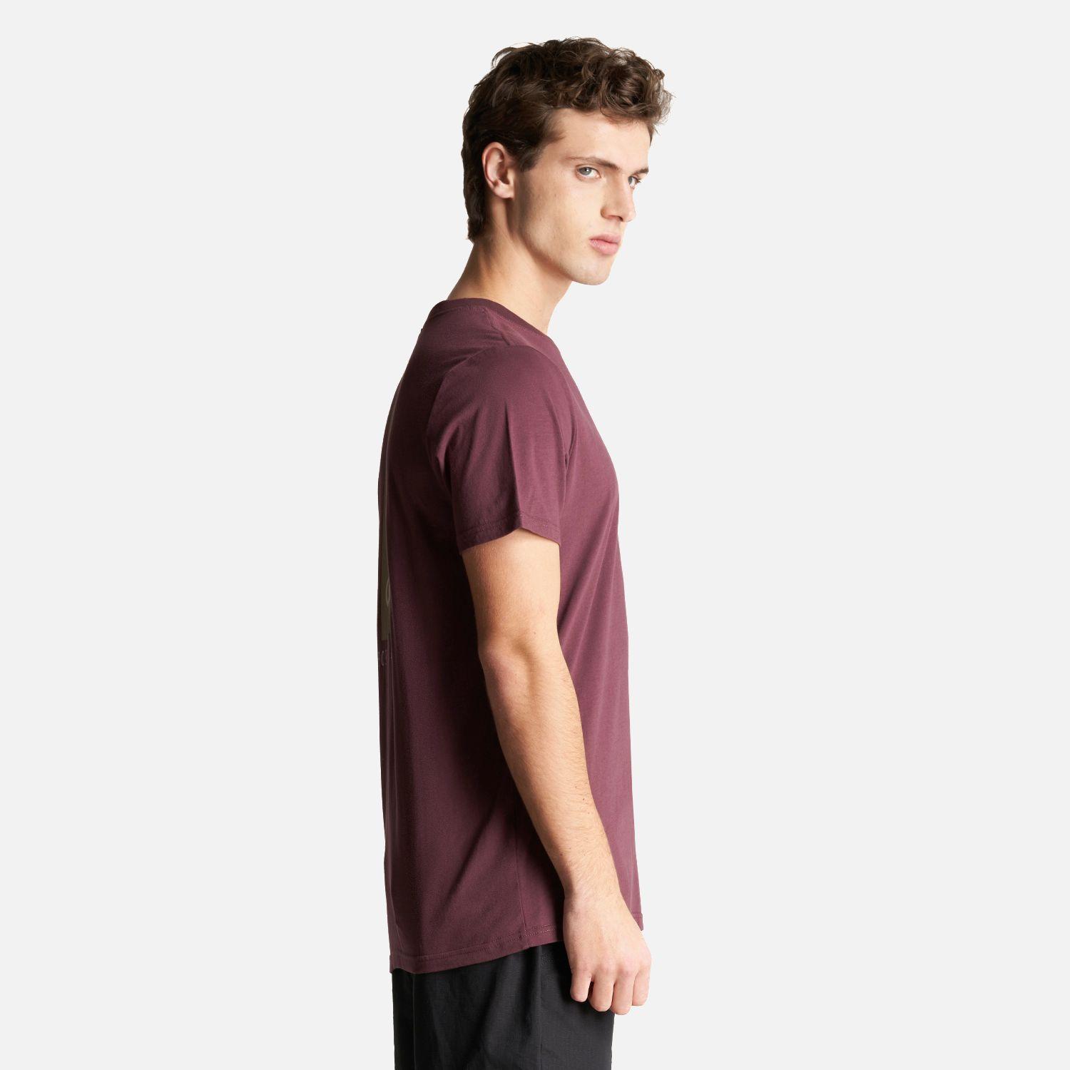 Polera Hombre Logo Lippi Back T-Shirt Burdeo Lippi-3