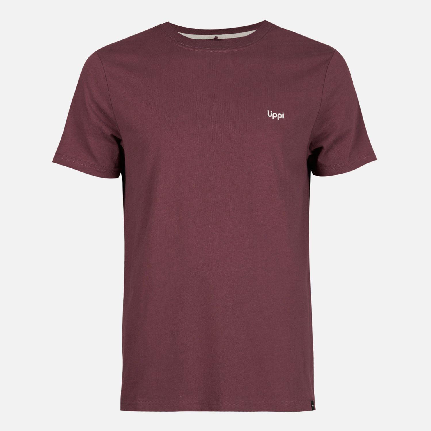 Polera Hombre Logo Lippi Back T-Shirt Burdeo Lippi-7