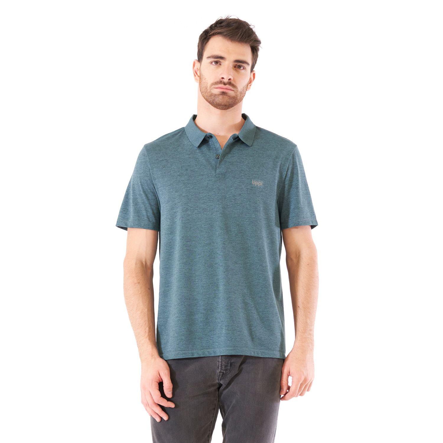 Polera Hombre B-Classic Seamless Polo Turquesa Lippi-1