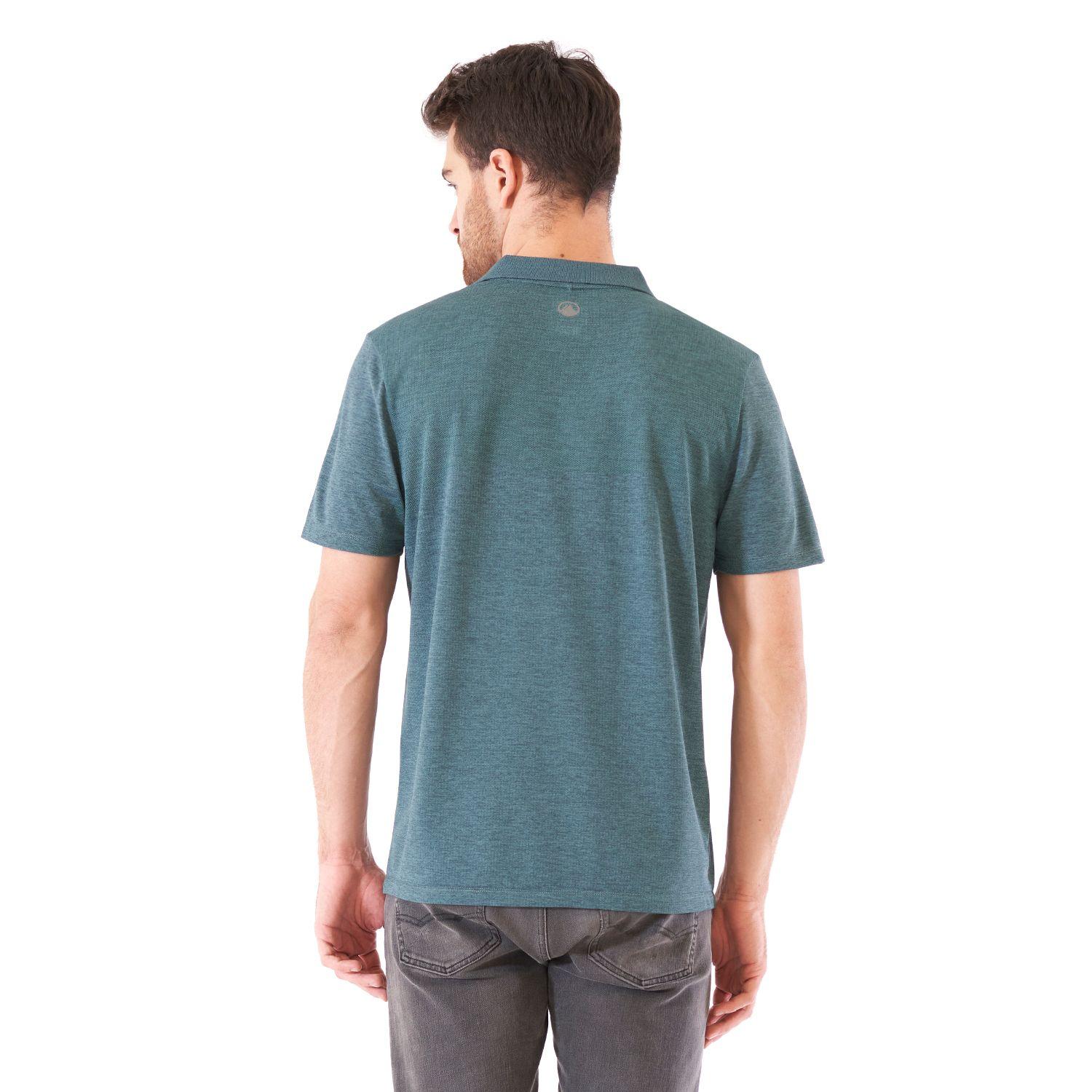 Polera Hombre B-Classic Seamless Polo Turquesa Lippi-4