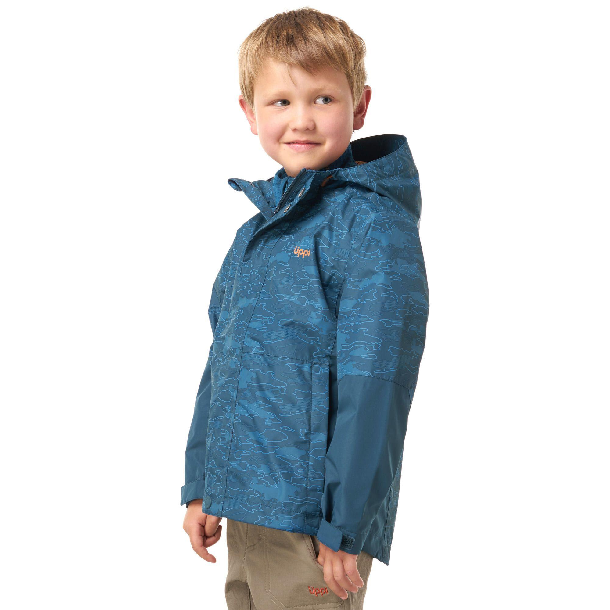Chaqueta Niño Torreto B-Dry Hoody Jacket Print Azul Noche Lippi-2