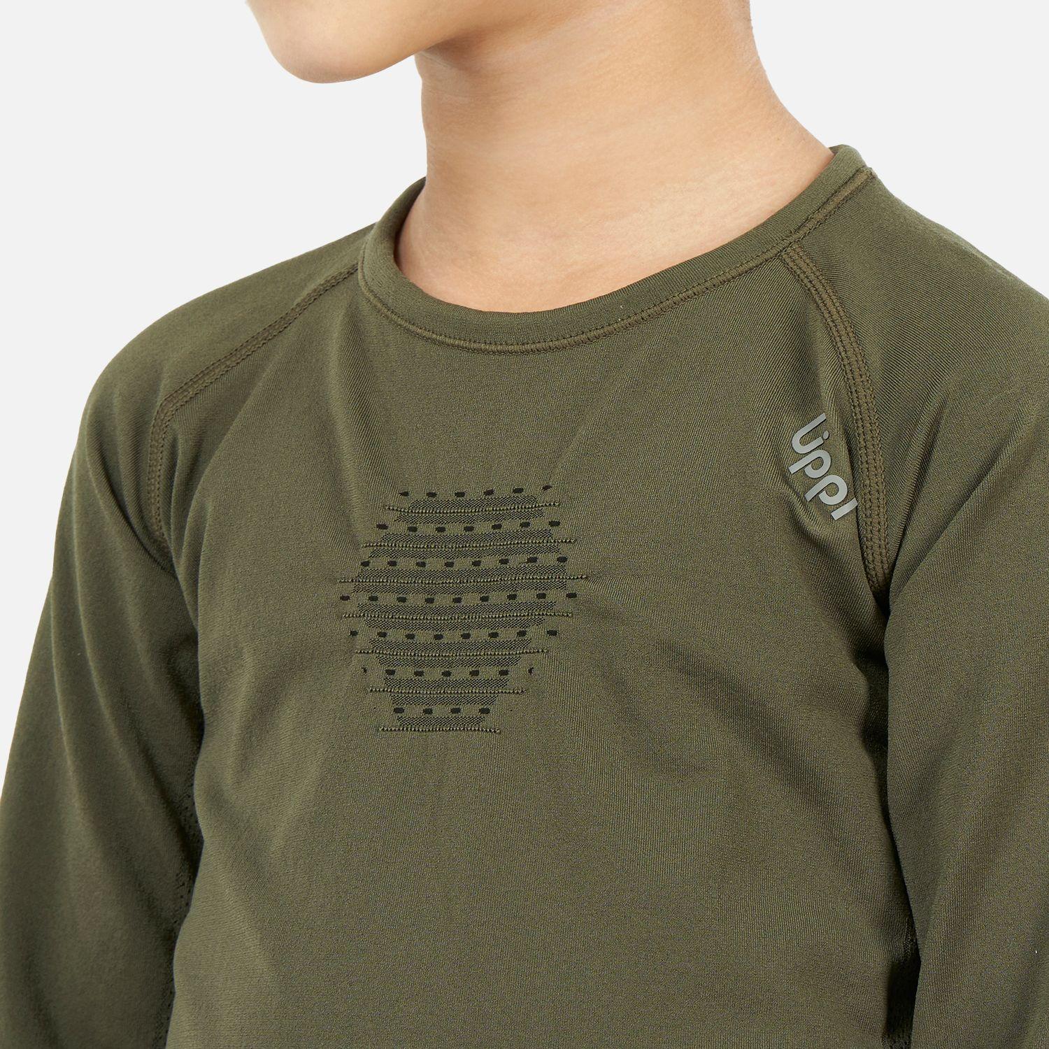 Primera Capa Niño Skintec 2000 Warm Pack Verde Militar Lippi-3