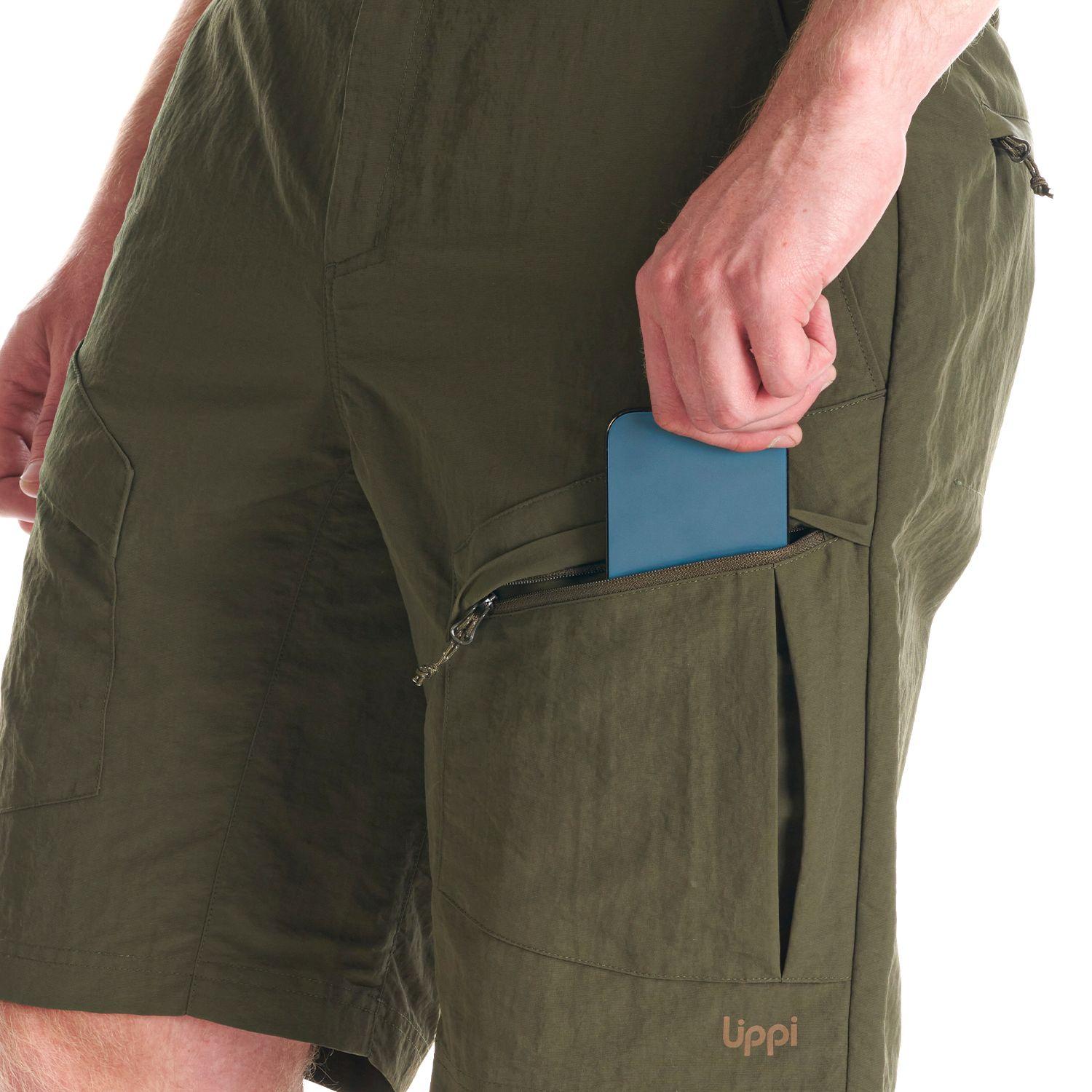 Short Hombre Nest Q-Dry Cargo Shorts Oliva Oscuro Lippi-7