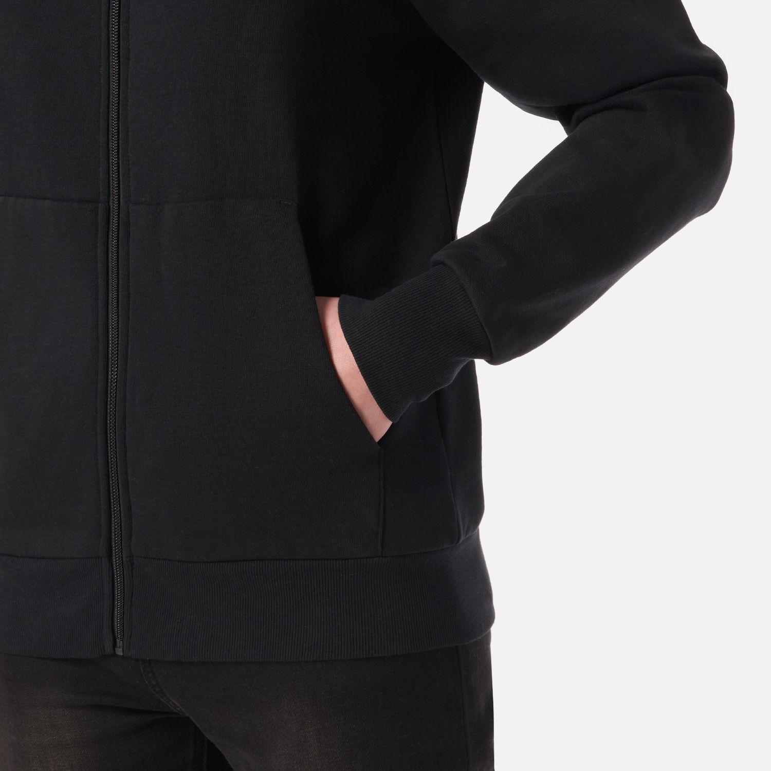 Polerón Mujer Ulmo Light Full Zip Hoody Sweatshirt Negro Lippi V26-4