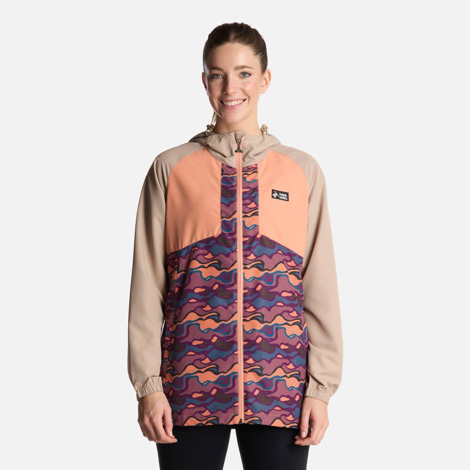 Chaqueta Mujer Aperrao Print Salmon Haka Honu-0