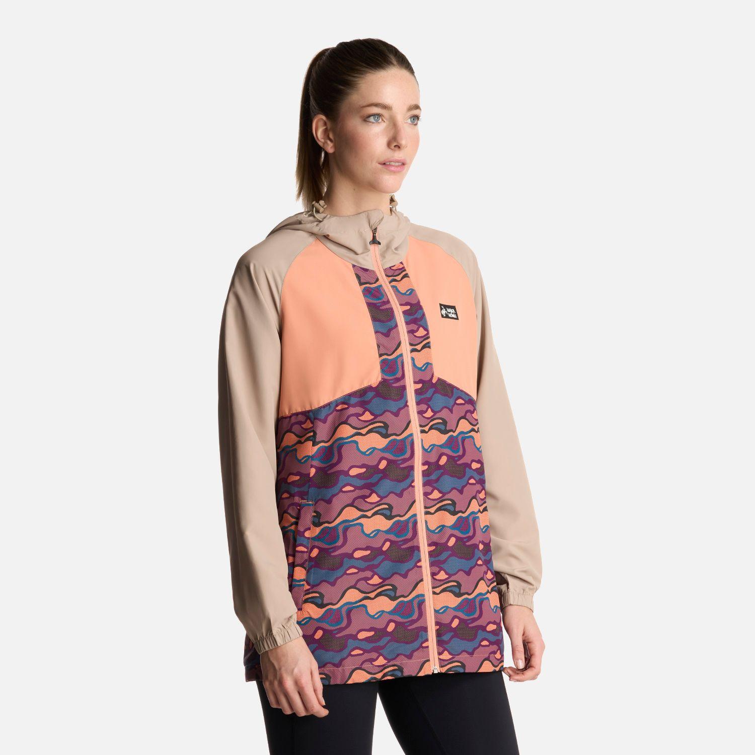 Chaqueta Mujer Aperrao Print Salmon Haka Honu-1