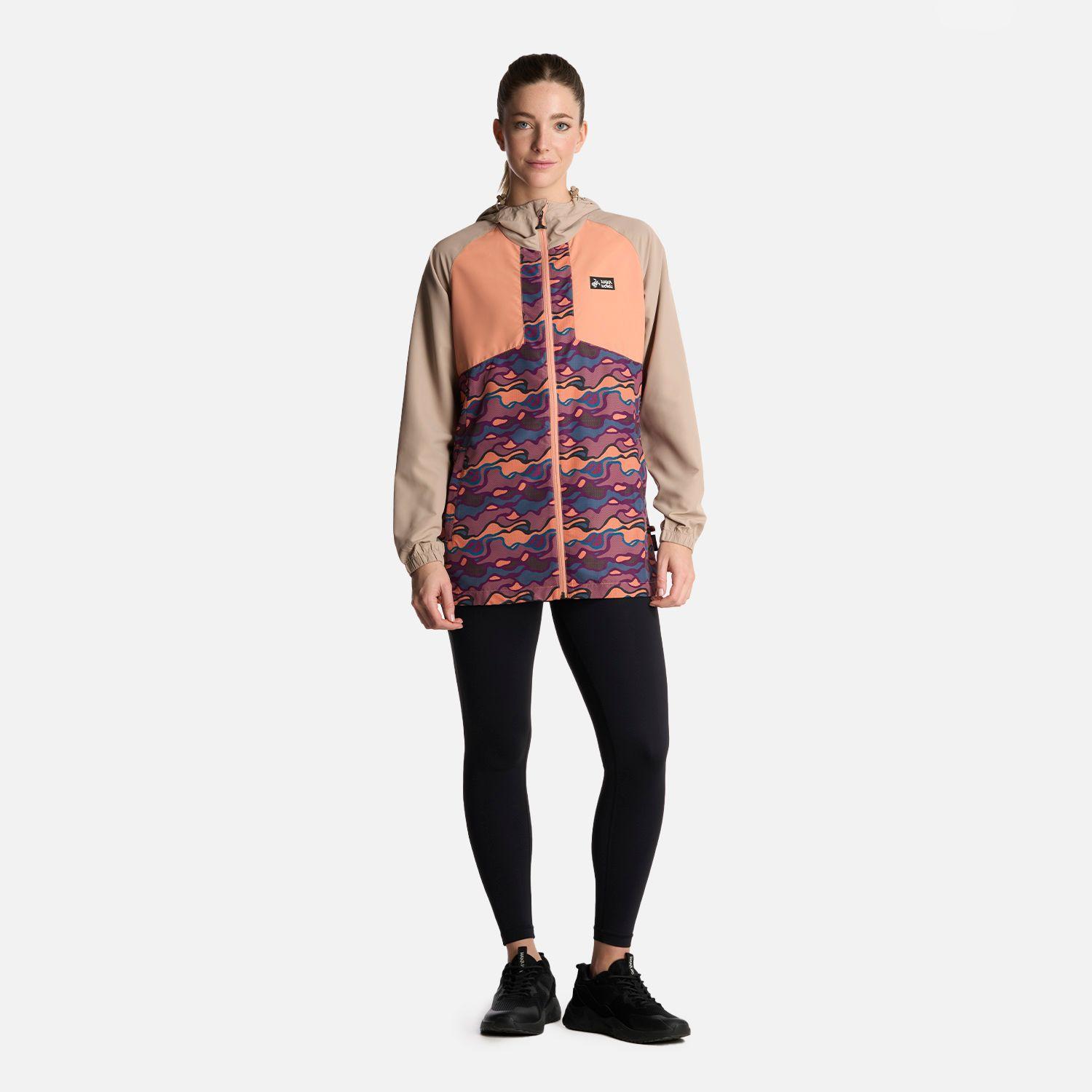 Chaqueta Mujer Aperrao Print Salmon Haka Honu-5