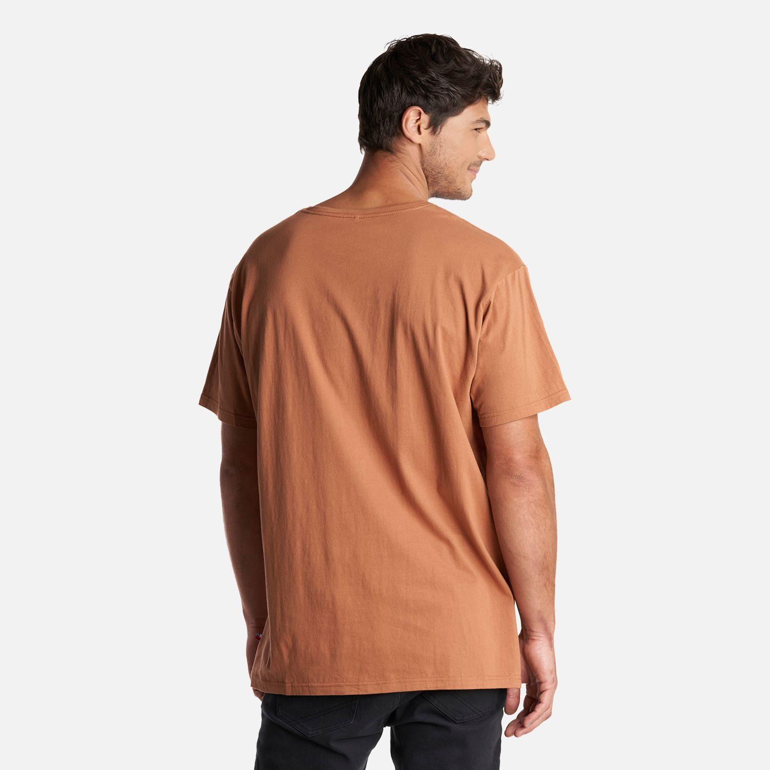 Polera Hombre Logo Cafe Claro Haka Honu-3