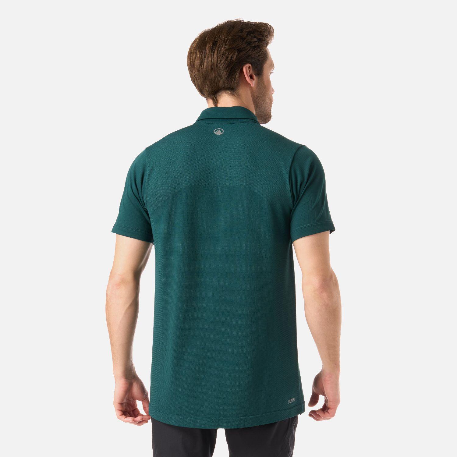 Polera Hombre B-Classic Seamless Polo Turquesa Lippi V26-2