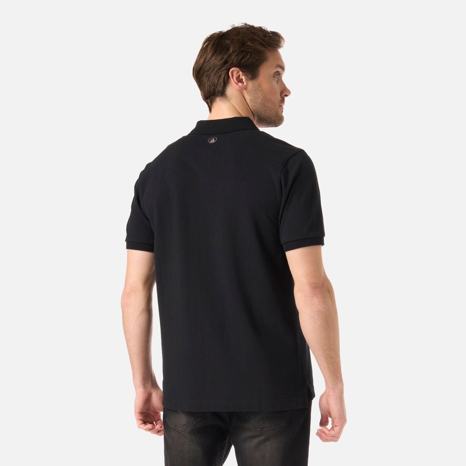 Polera Hombre First Class Elastic Polo Negro Lippi V26-2
