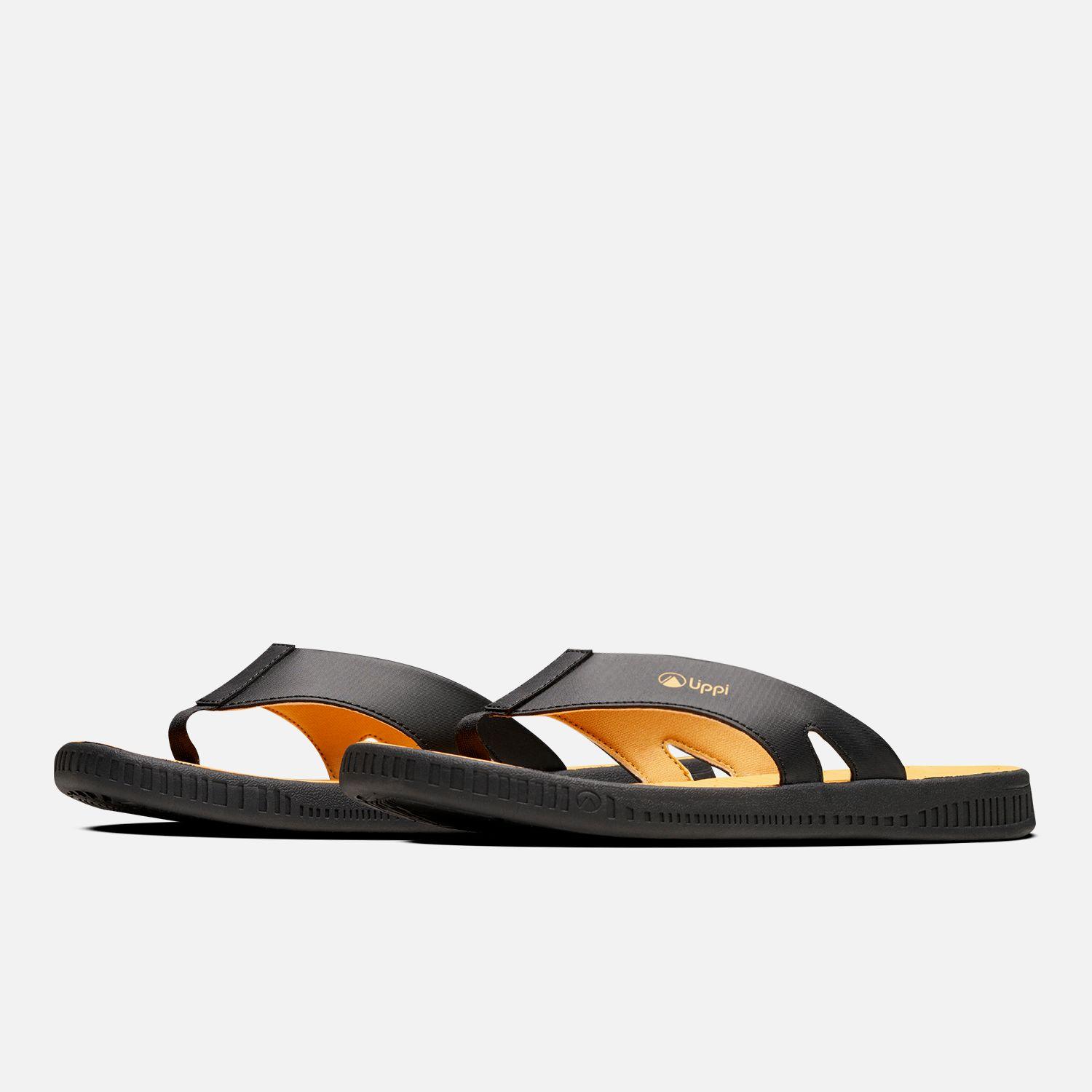 Sandalia Hombre Take Go Negro / Naranjo Lippi V25-1