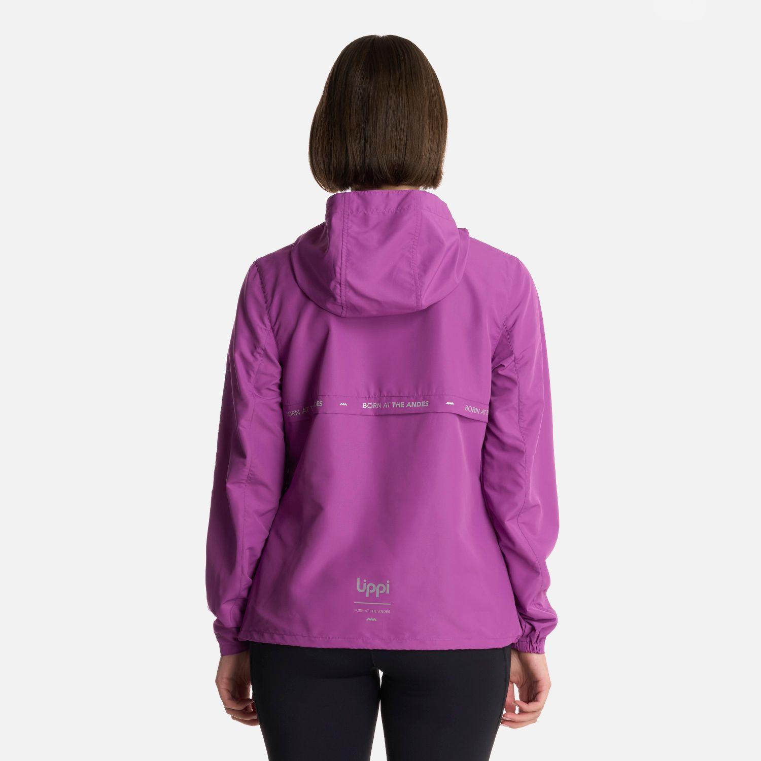 Chaqueta Mujer Nightfall WindBreaker Hoody Morado Lippi-2