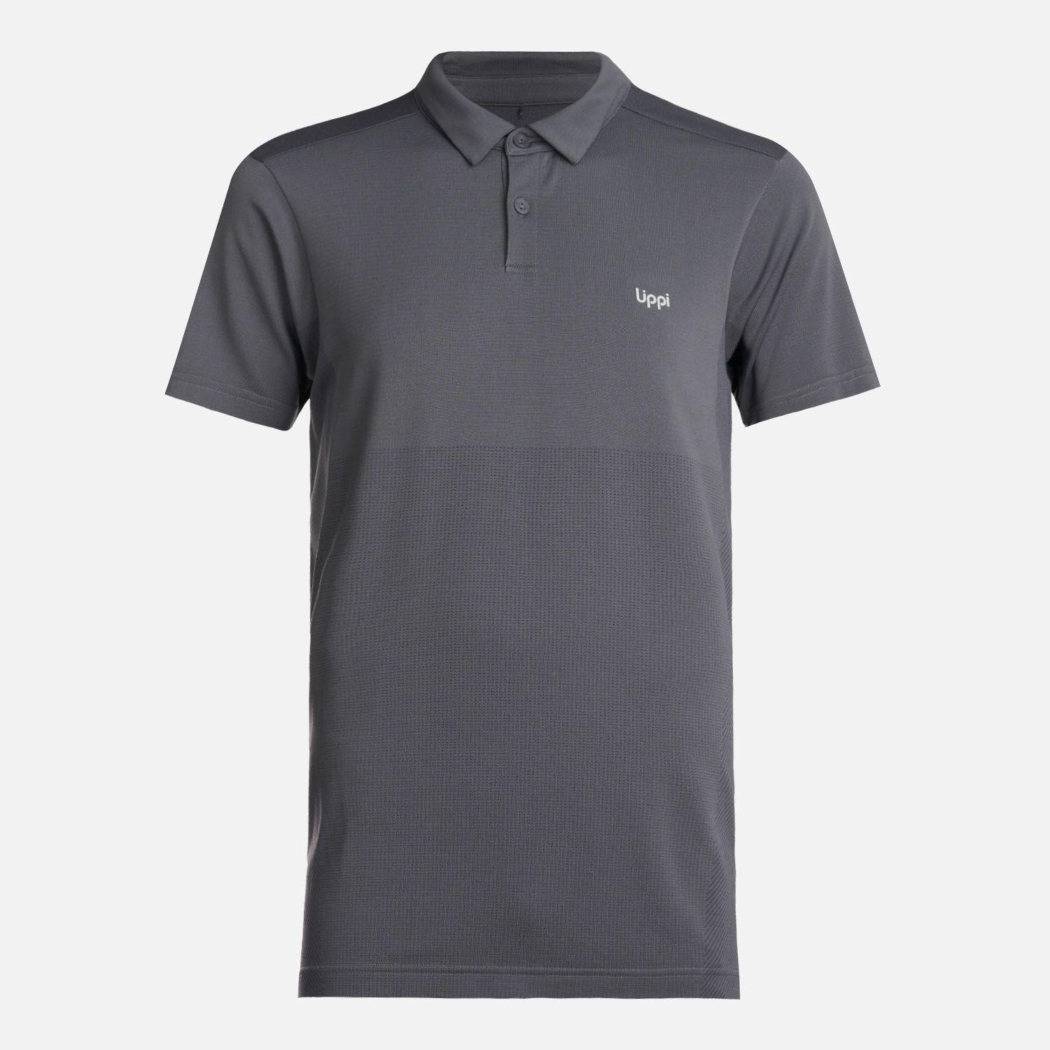 Polera Hombre B-Classic Seamless Polo Grafito Lippi V24-0