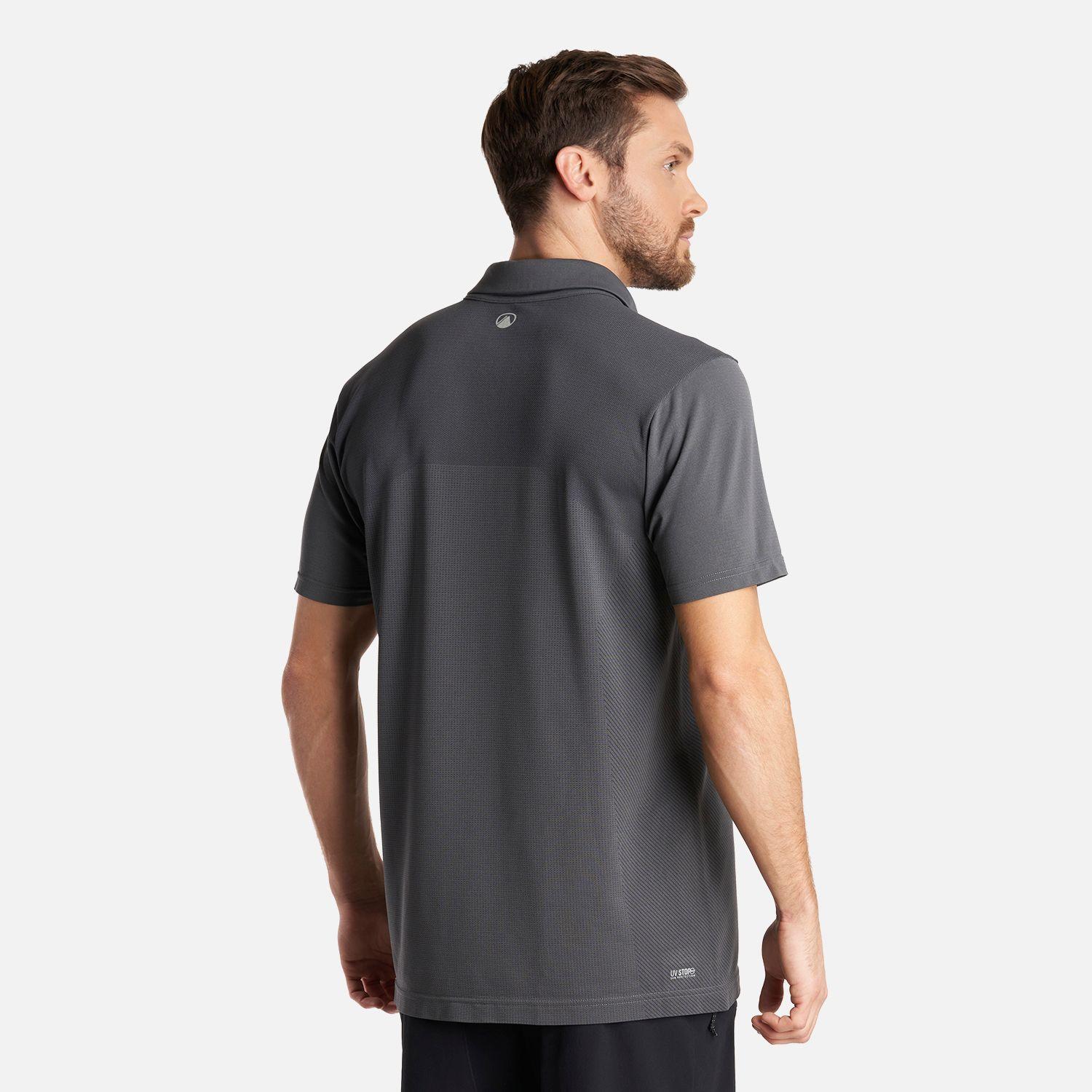 Polera Hombre B-Classic Seamless Polo Grafito Lippi V24-3