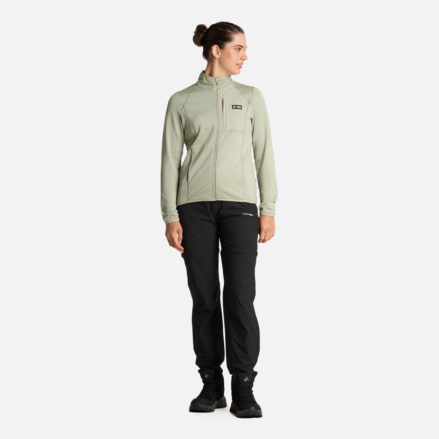 Polerón Mujer Taina Full Zip Jade Haka Honu I25-5