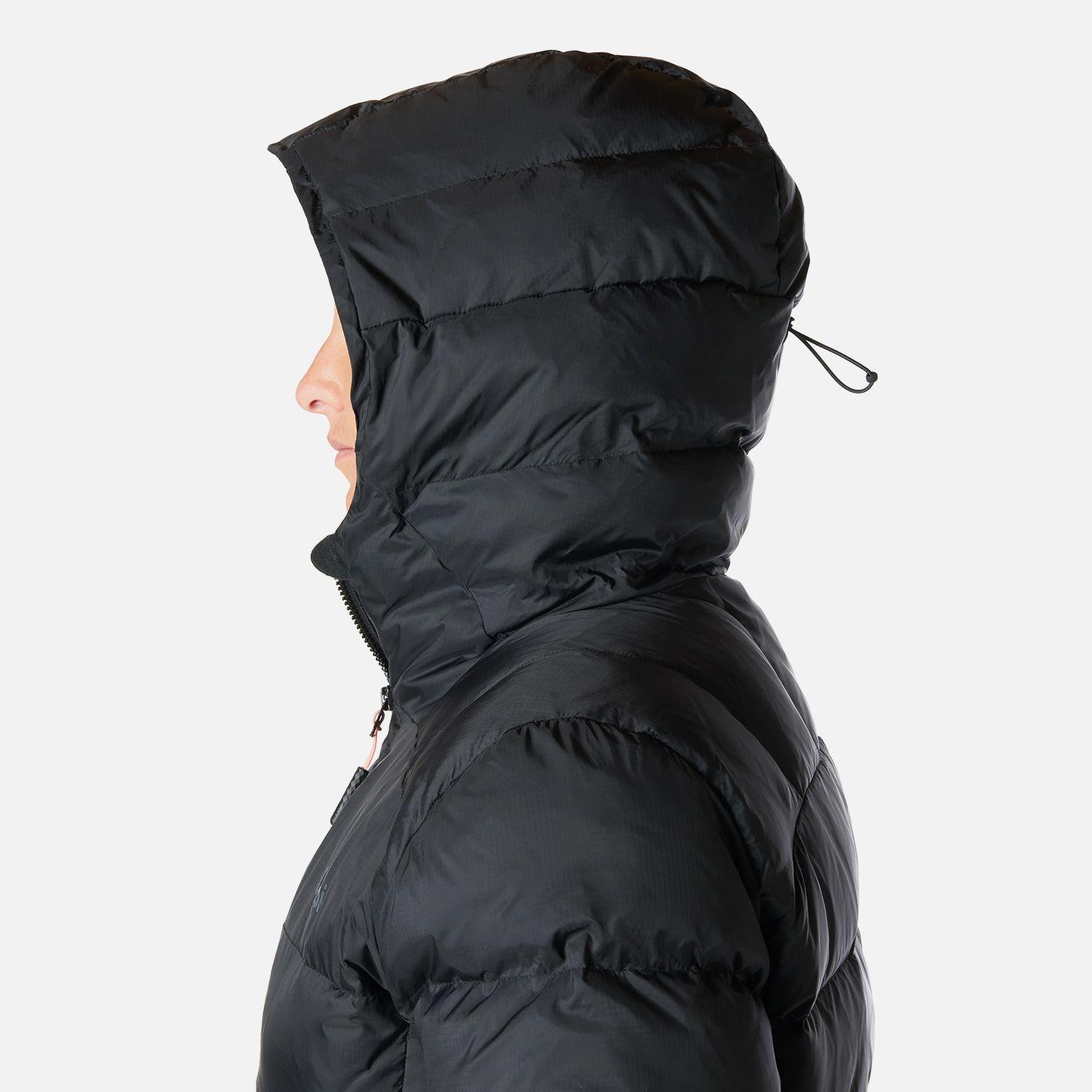 Chaqueta Mujer Rokko Down Hoody Jacket Negro Lippi I26-4