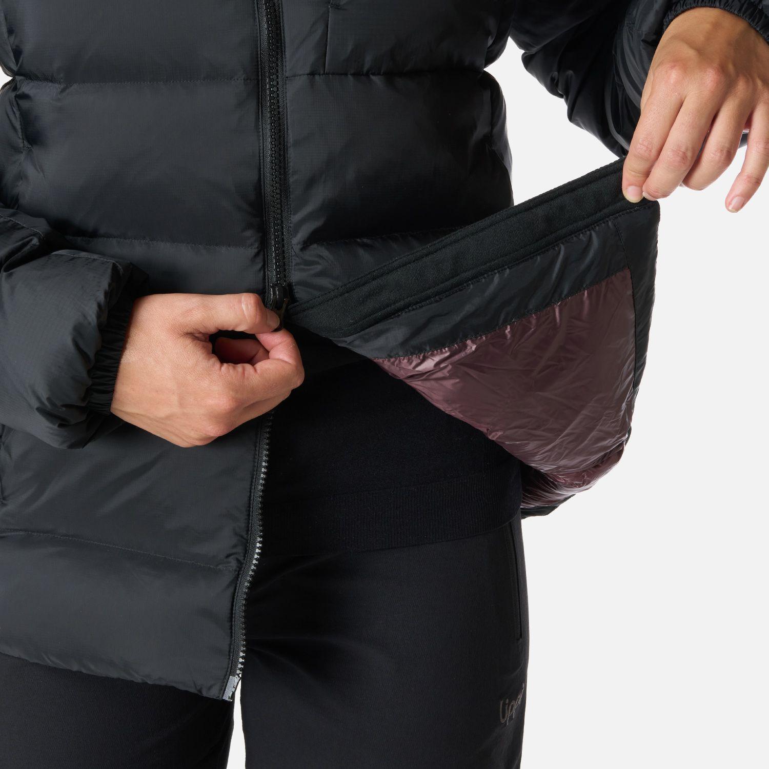 Chaqueta Mujer Rokko Down Hoody Jacket Negro Lippi I26-6