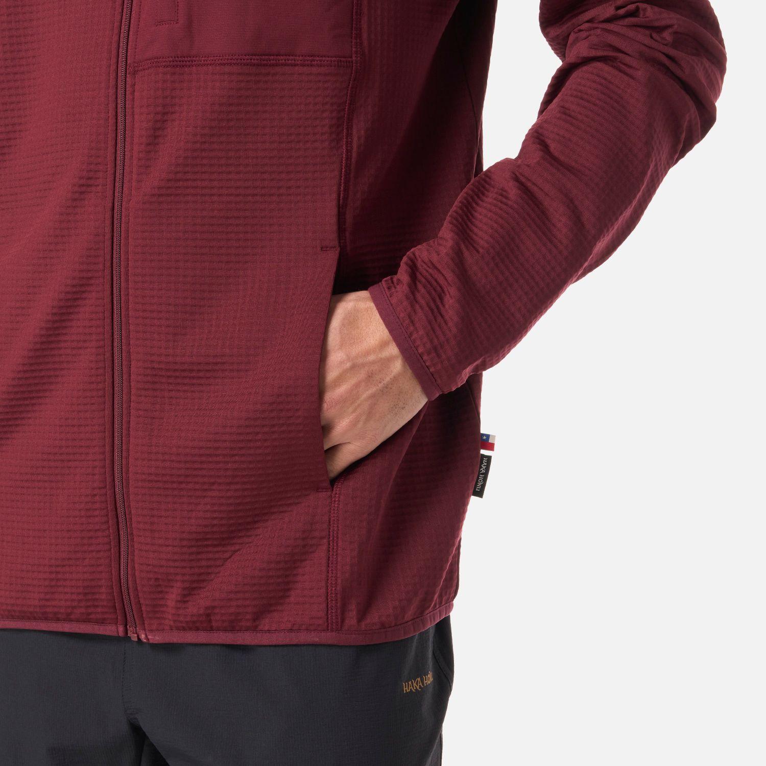 Polerón Hombre Taina Full Zip Burdeo Haka Honu V26-4
