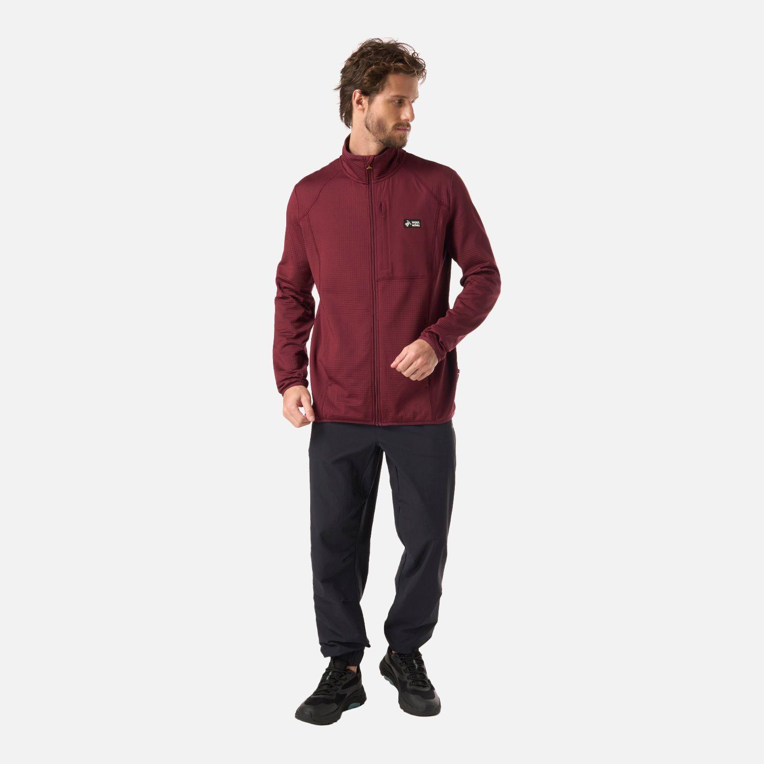 Polerón Hombre Taina Full Zip Burdeo Haka Honu V26-5