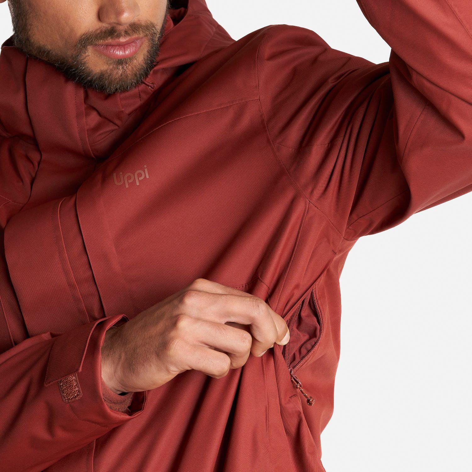 Chaqueta Hombre Tres Cruces Fusion-3 Hoody Jacket Vino Lippi-8
