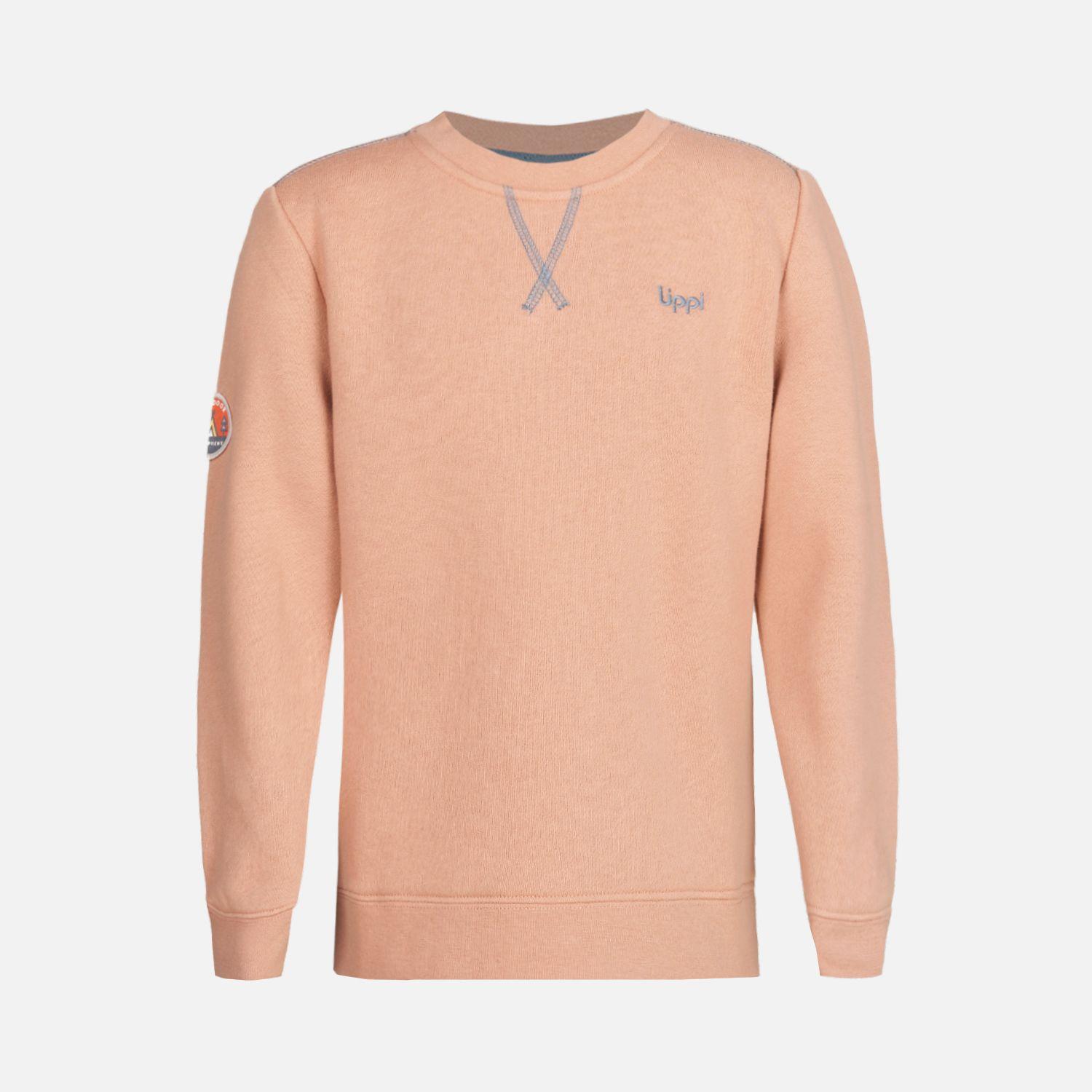 Poleron Niña Insigne Sweatshirt Camel Lippi V23-0