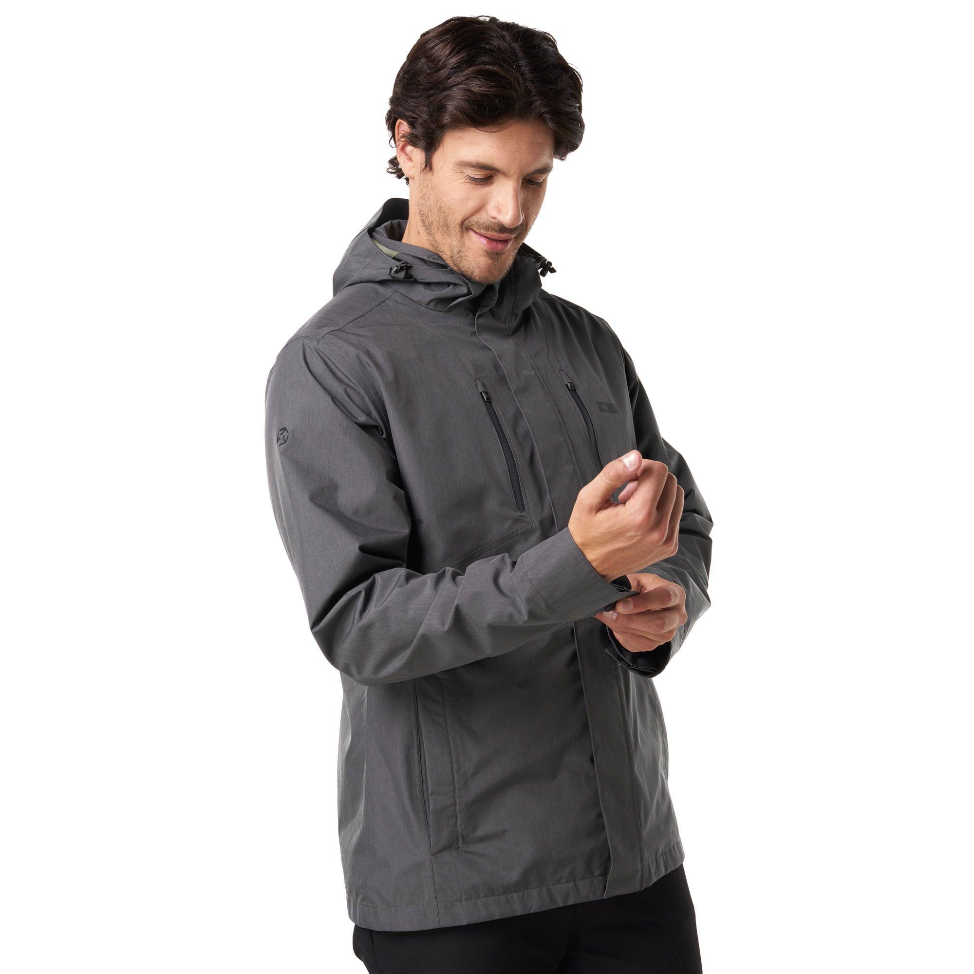 Chaqueta Hombre Intersection Fusion-3 Hoody Jacket Grafito / Verde Oliva Lippi-2