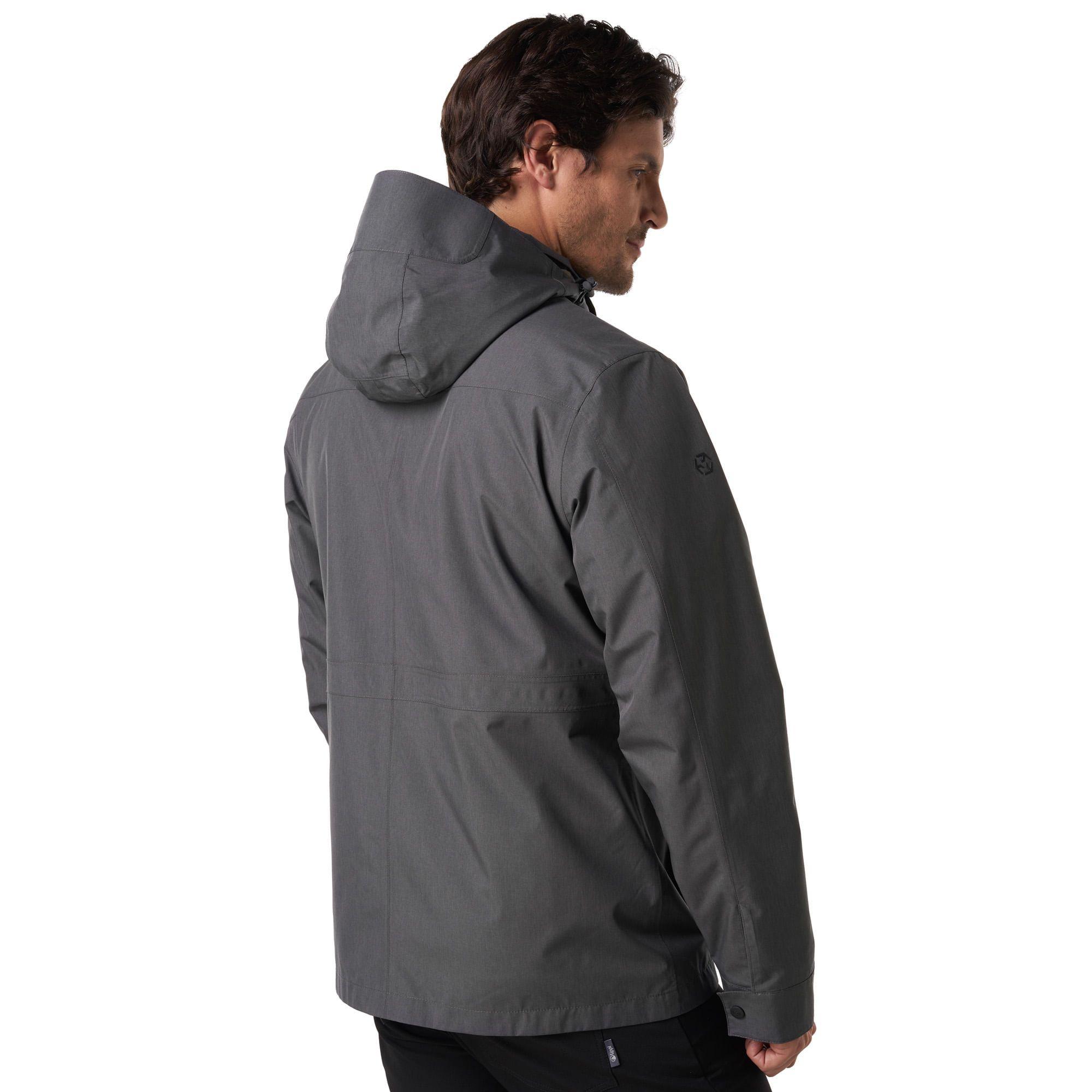 Chaqueta Hombre Intersection Fusion-3 Hoody Jacket Grafito / Verde Oliva Lippi-3