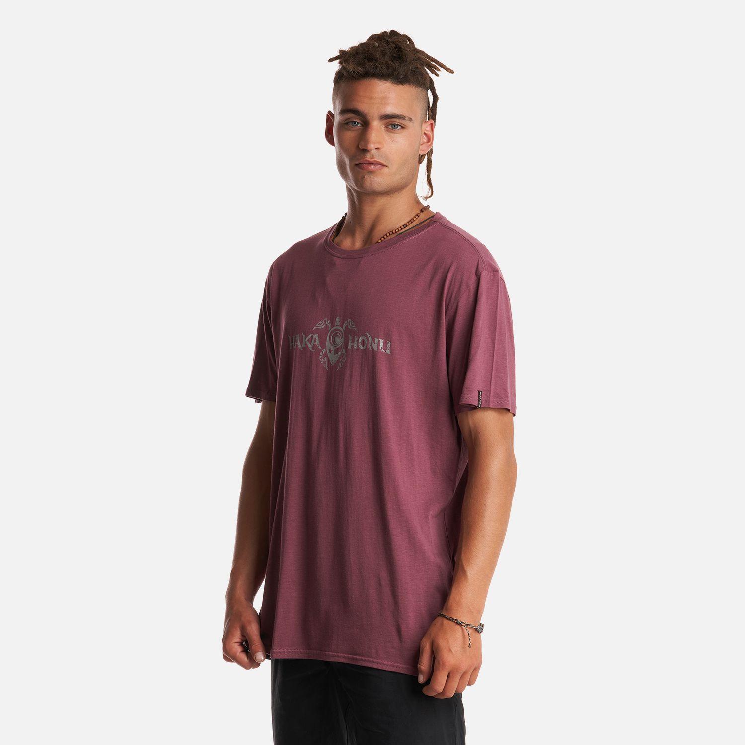 Polera Hombre Logo Palo Rosa Haka Honu V23-2