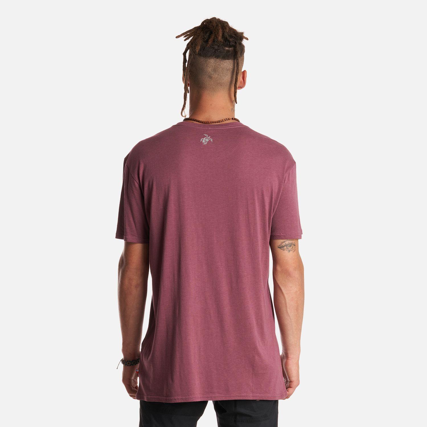 Polera Hombre Logo Palo Rosa Haka Honu V23-3