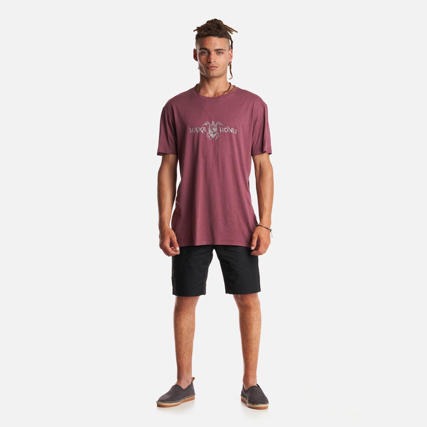 Polera Hombre Logo Palo Rosa Haka Honu V23-5